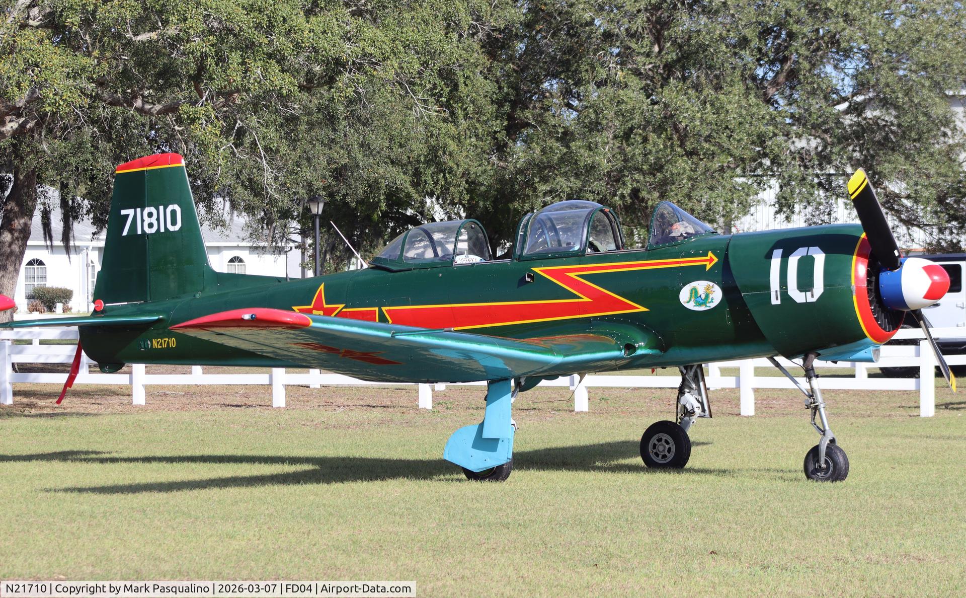 N21710, 1969 Nanchang CJ-6A C/N 2532059, Nanchang CJ-6A