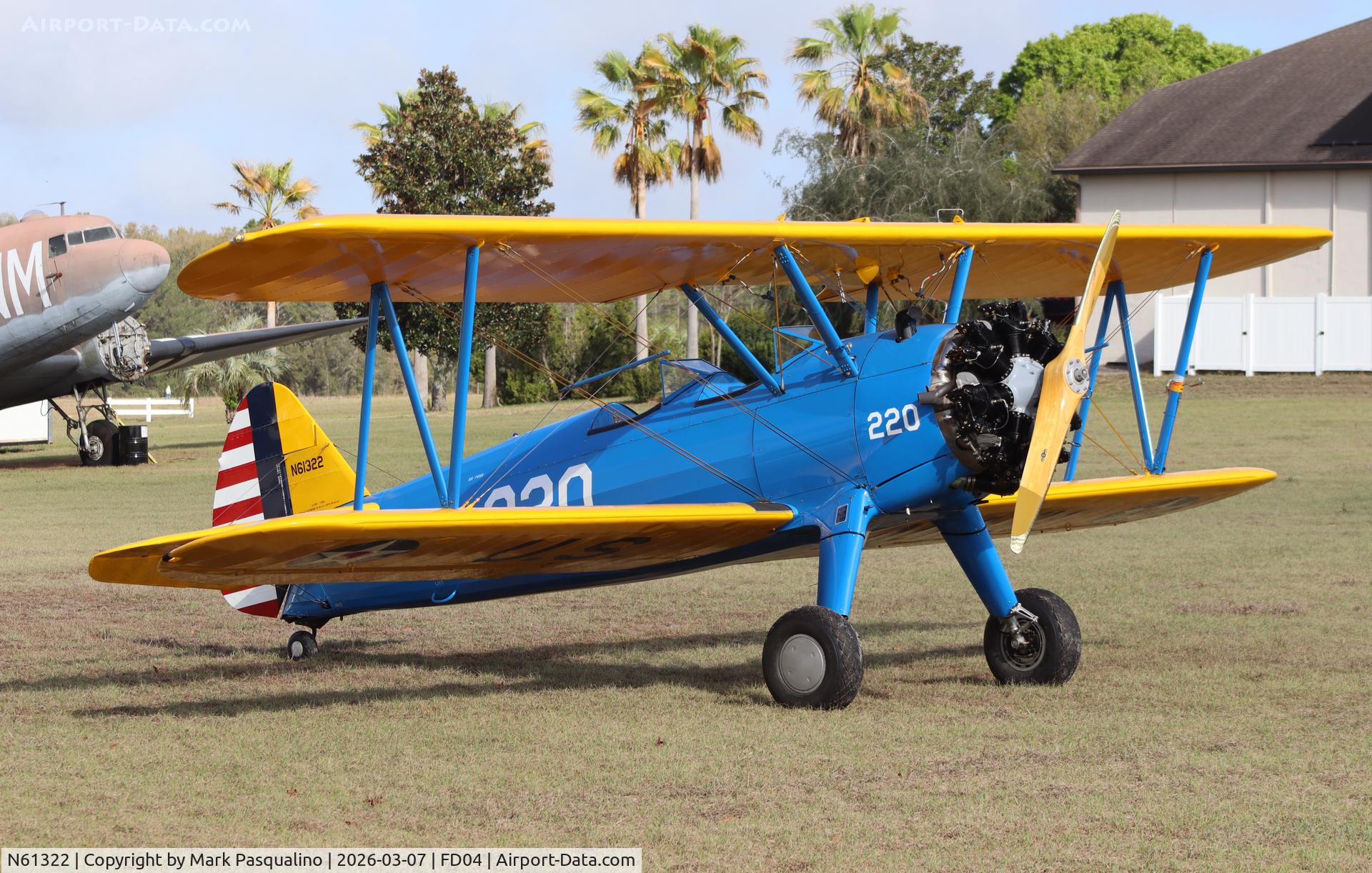 N61322, 1941 Boeing A75N1(PT17) C/N 75-1635, Stearman