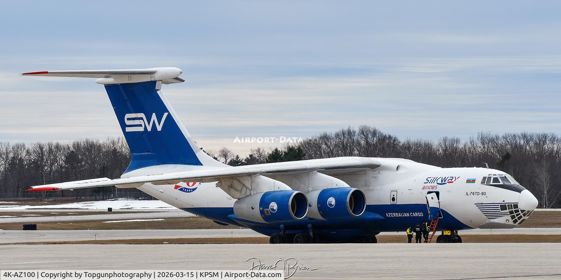 4K-AZ100, Ilyushin Il-76TD-90VD C/N 2073421708, clearing customs