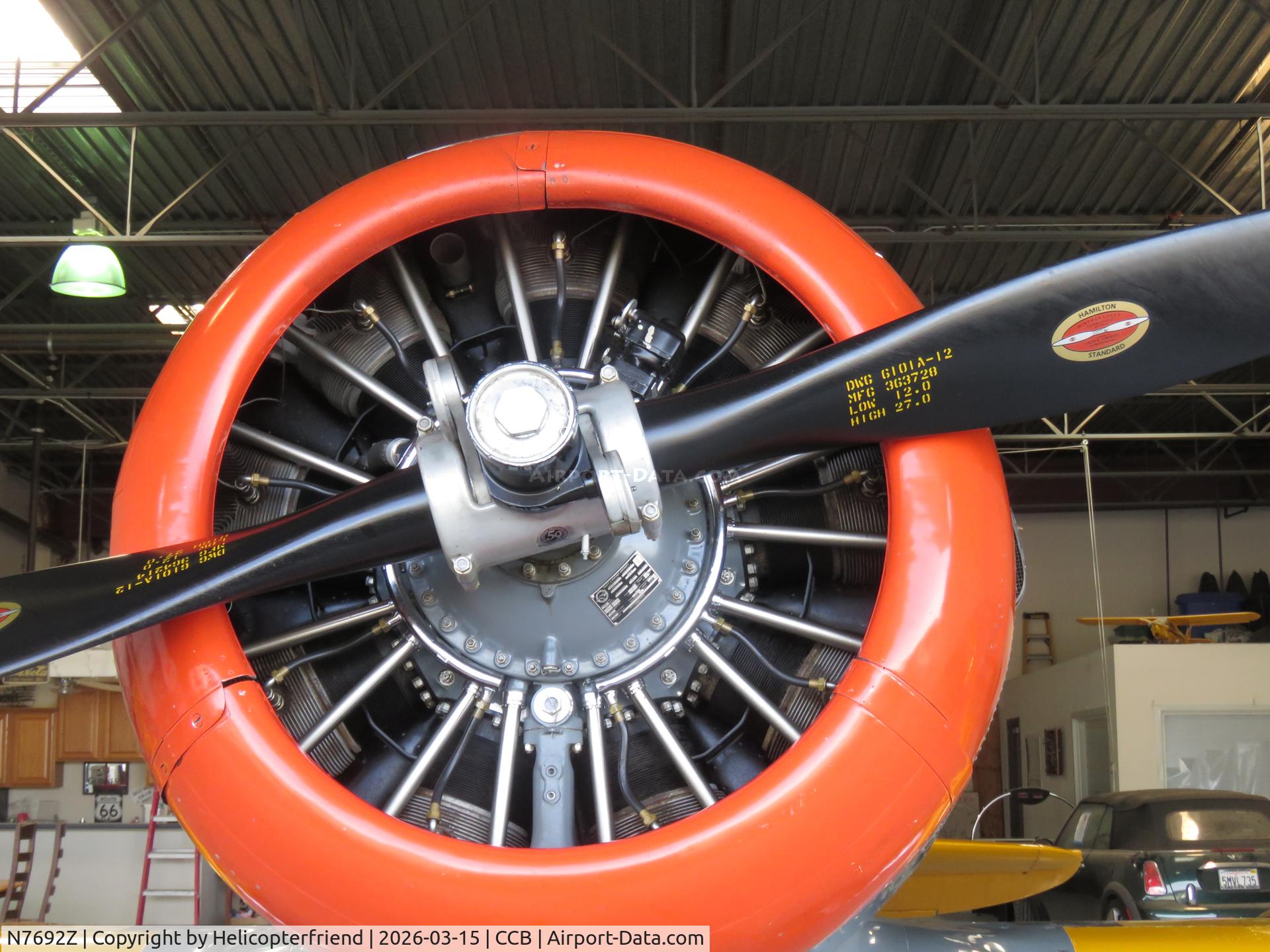 N7692Z, 1942 North American SNJ-4 Texan C/N 88-9831, R-1340-AN1 radial