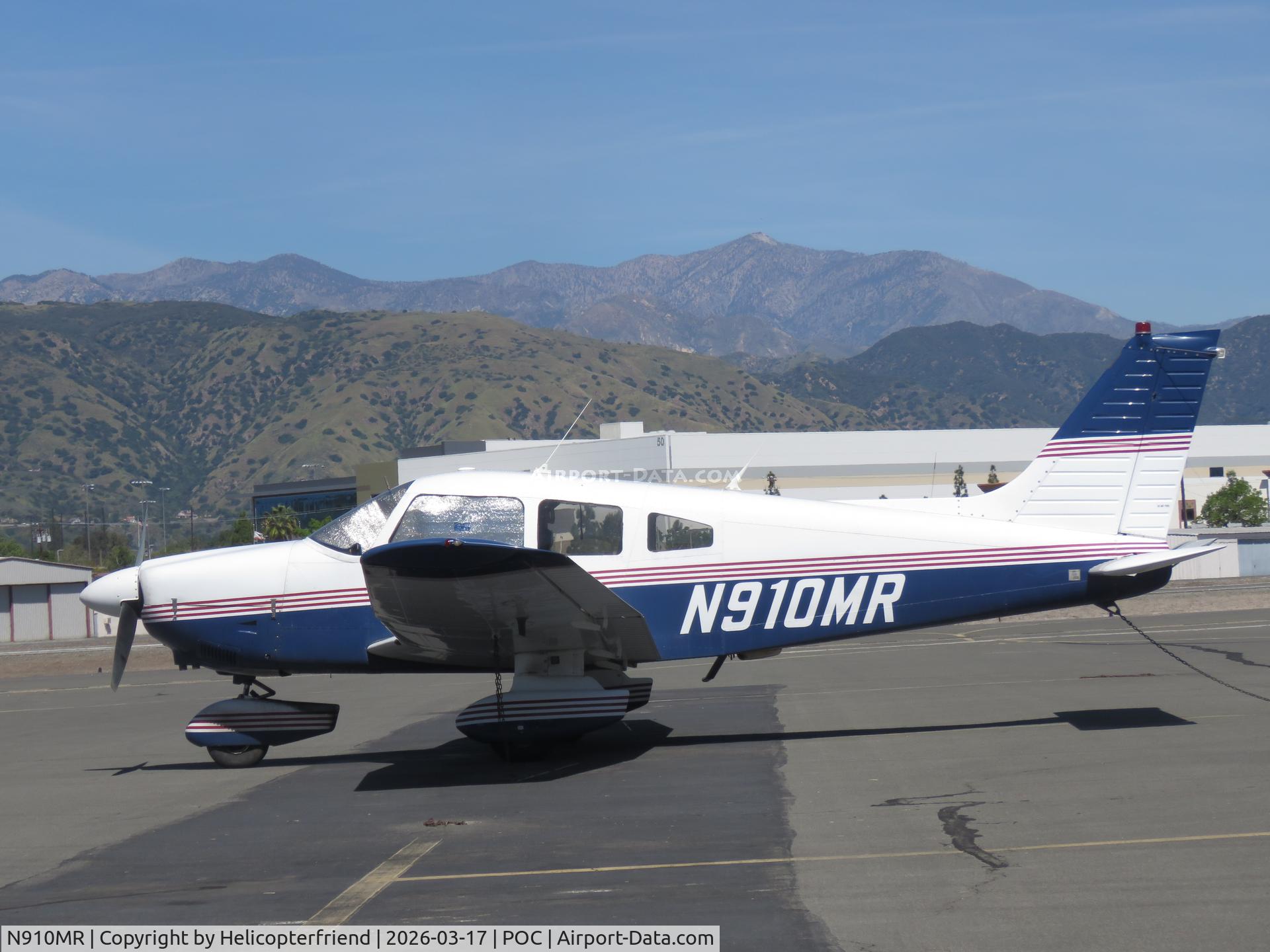 N910MR, 1979 Piper PA-28-181 Archer II C/N 28-7990549, Parked in transit parking