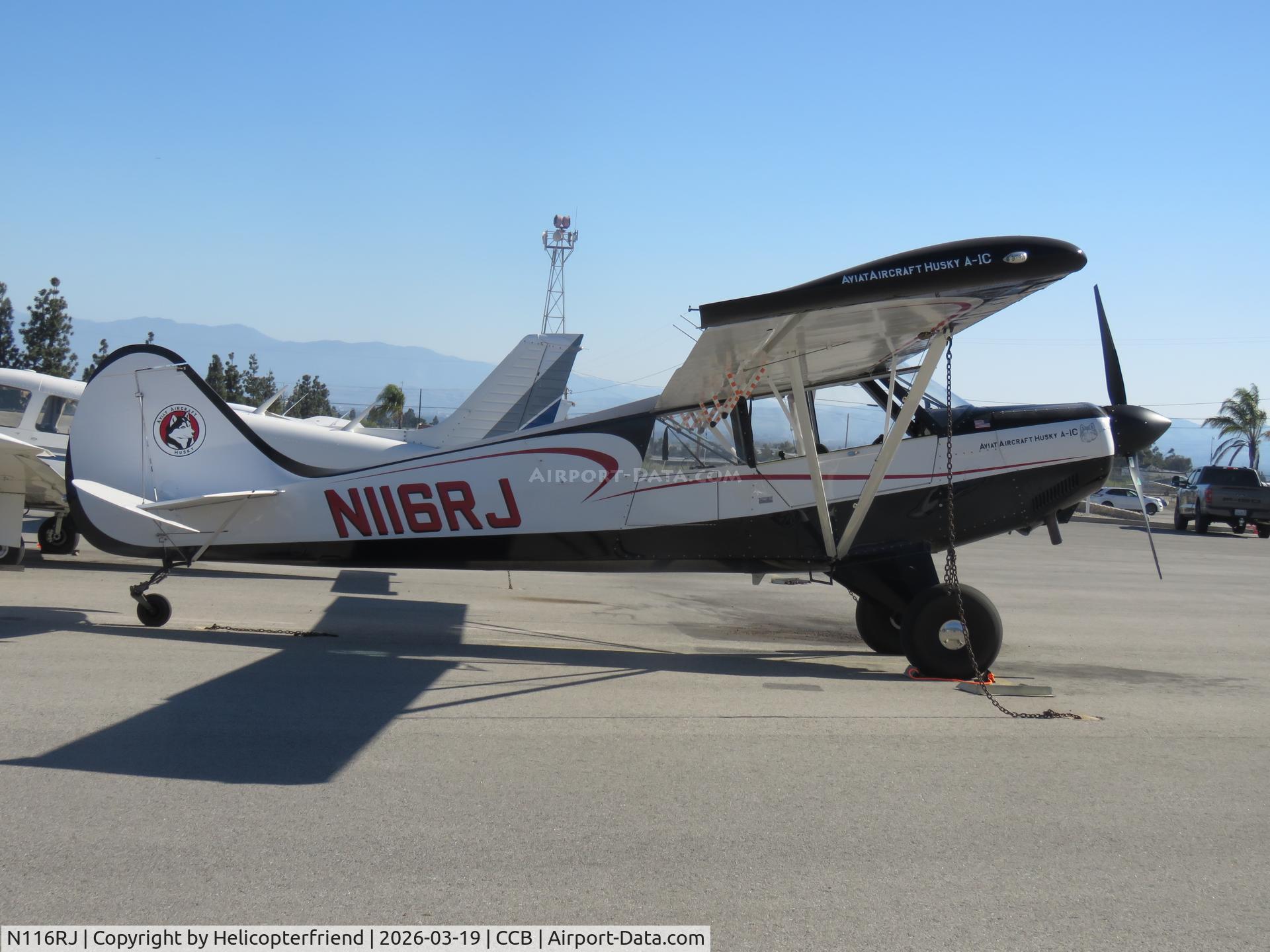 N116RJ, 2014 Aviat Aircraft A-1C-180 C/N 3227, Parked in transit parking