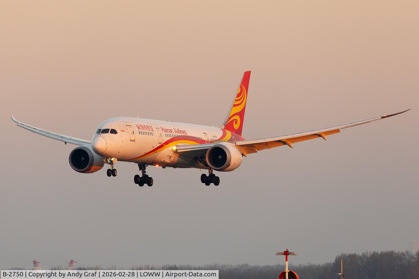 B-2750, 2014 Boeing 787-8 Dreamliner Dreamliner C/N 34942, Hainan 787-8