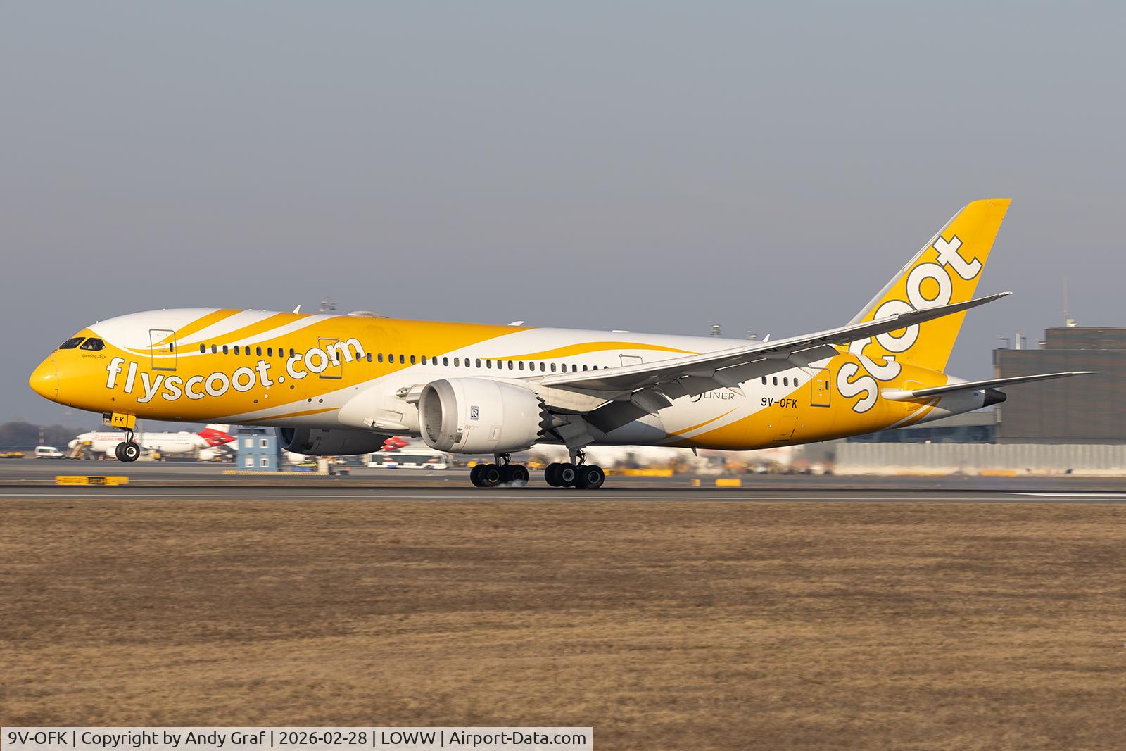 9V-OFK, Boeing 787-8 Dreamliner C/N 37127, Scoot 787-8