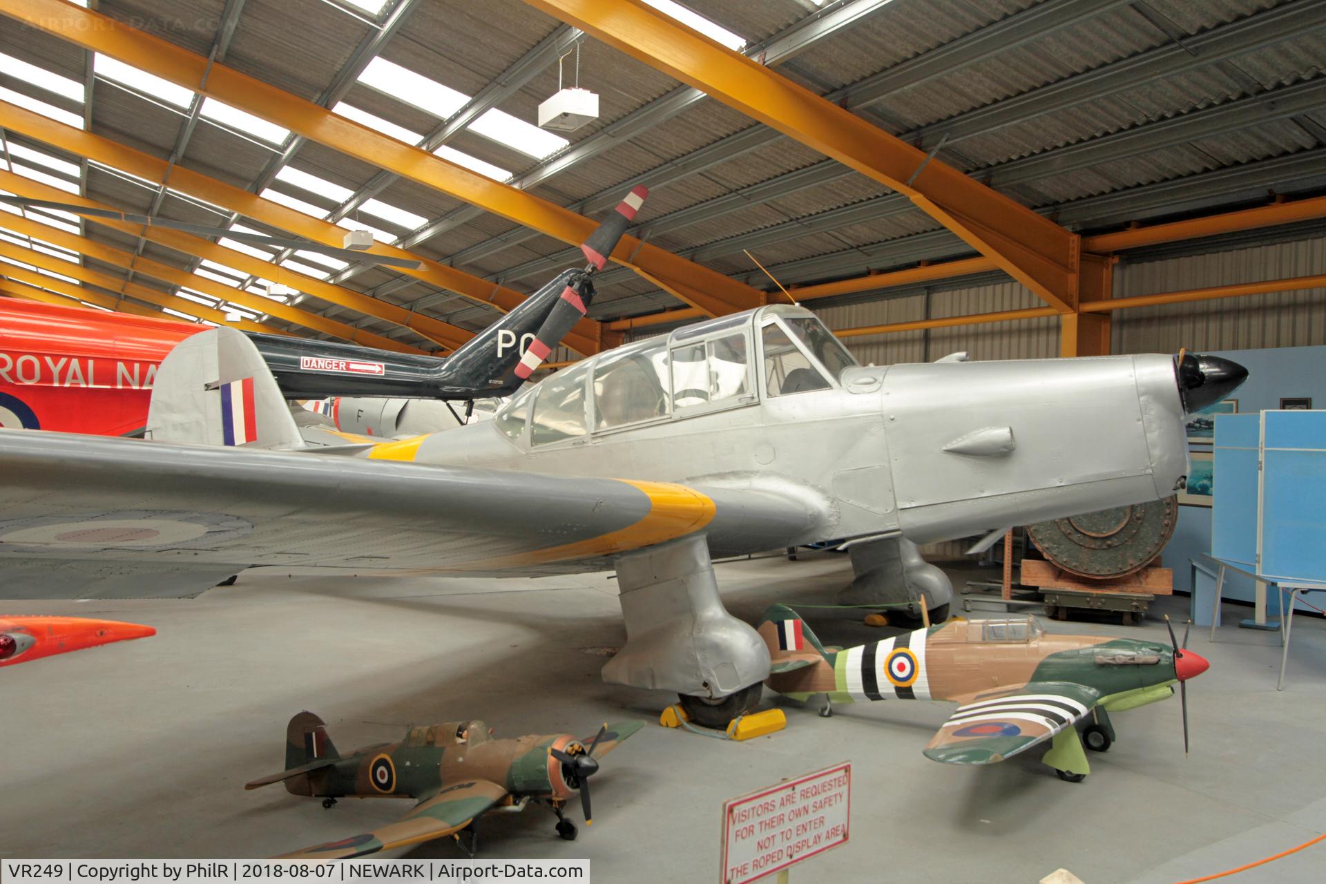 VR249, Percival P-40 Prentice T1 C/N Not found VR249, VR249 1948 Percival Prentice Newark Air Museum
