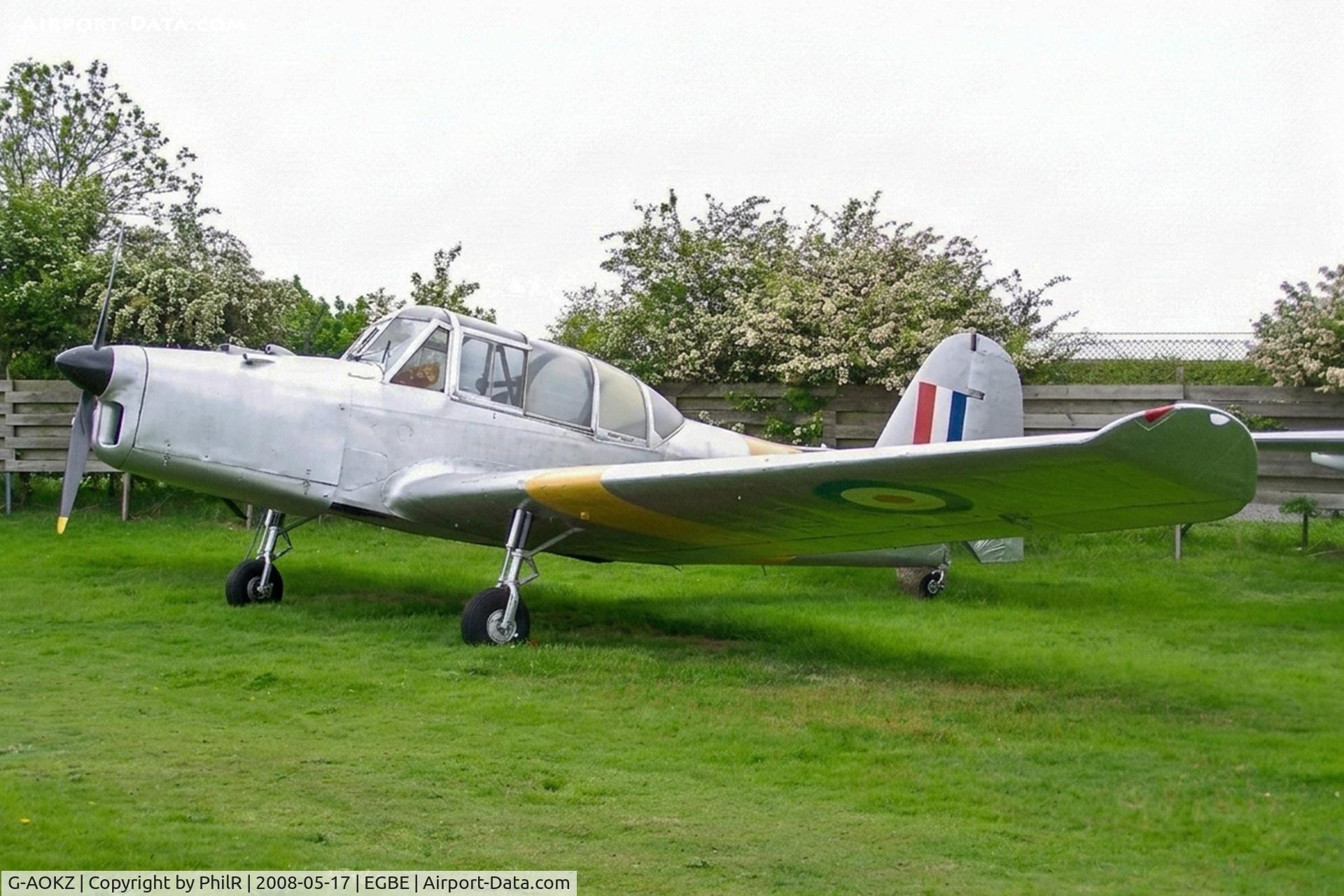G-AOKZ, 1949 Percival P-40 Prentice T1 C/N PAC-238, VS623 1949 Percival Prentice T1 RAF Midland Air Museum 
