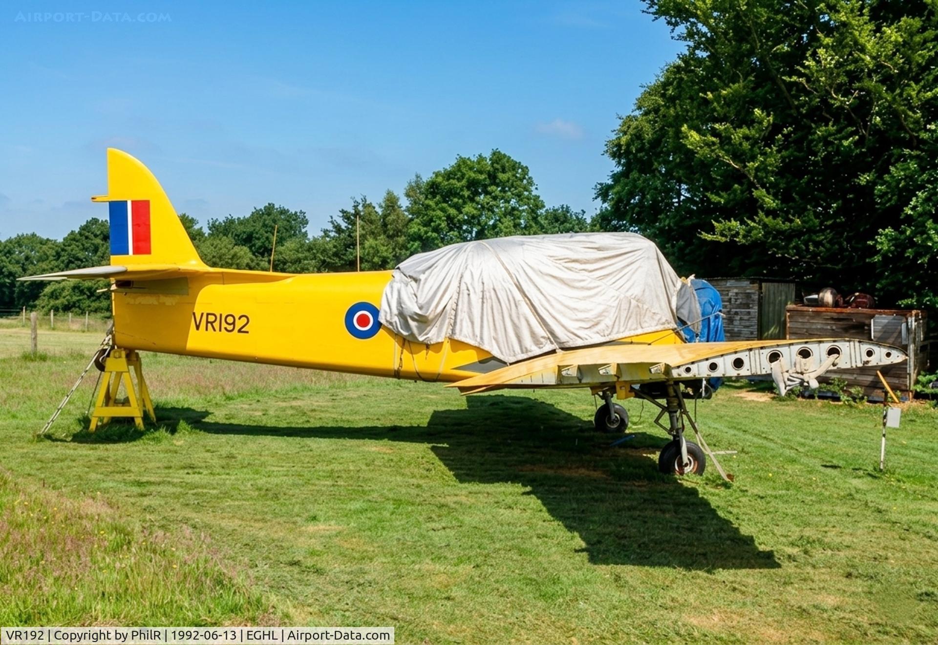 VR192, 1948 Percival P-40 Prentice T1 C/N PAC-016, VR192 1948 Percival P40 Prentice T1 RAF SWWAPS Lasham
