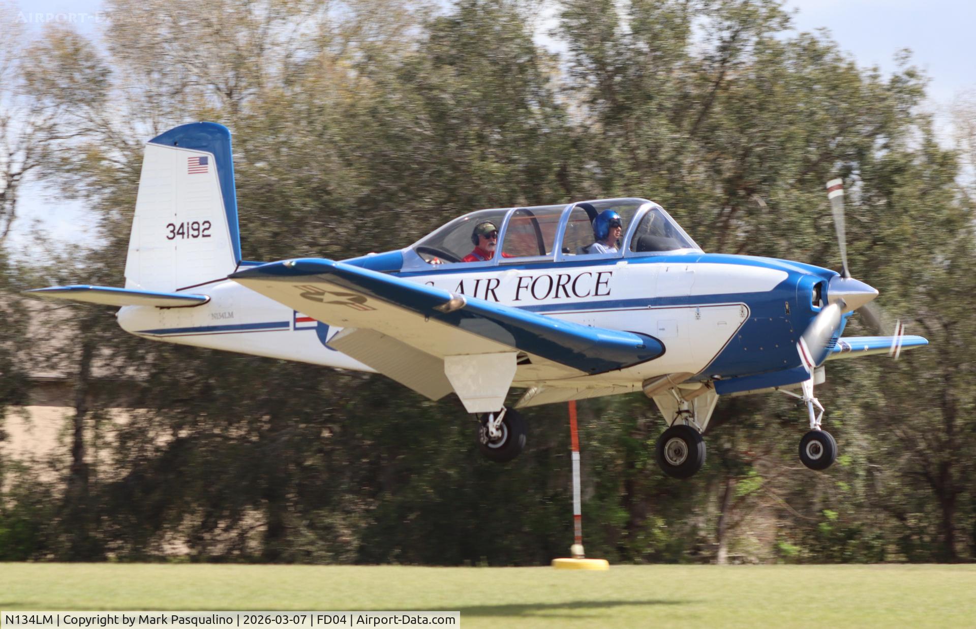 N134LM, 1955 Beech T-34A Mentor C/N G-292, Beech T-34A