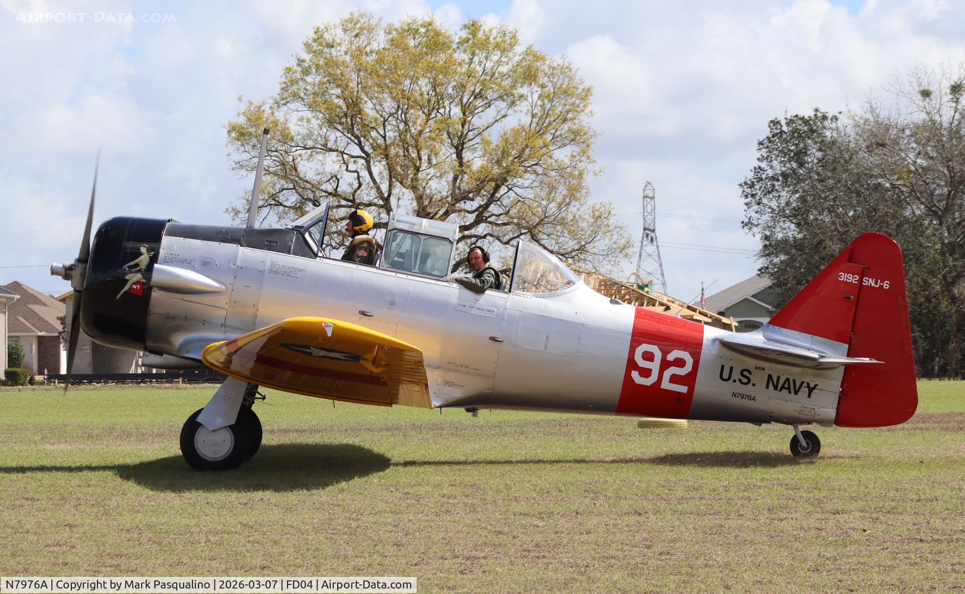 N7976A, 1959 North American AT-6F Texan C/N 121-43192, North American AT-6F