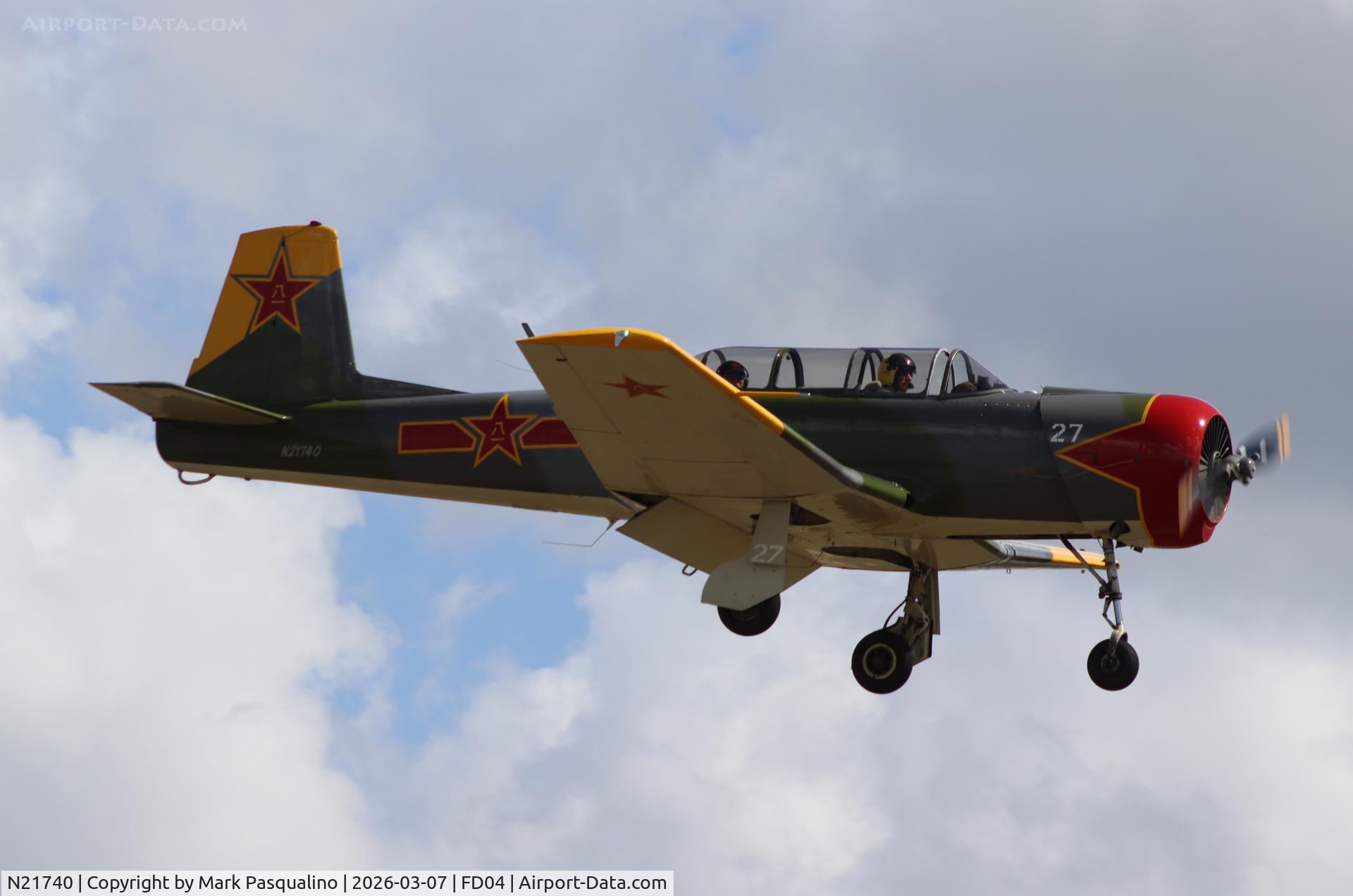 N21740, 1991 Nanchang CJ-6 C/N 3932005, Nanchang CJ-6