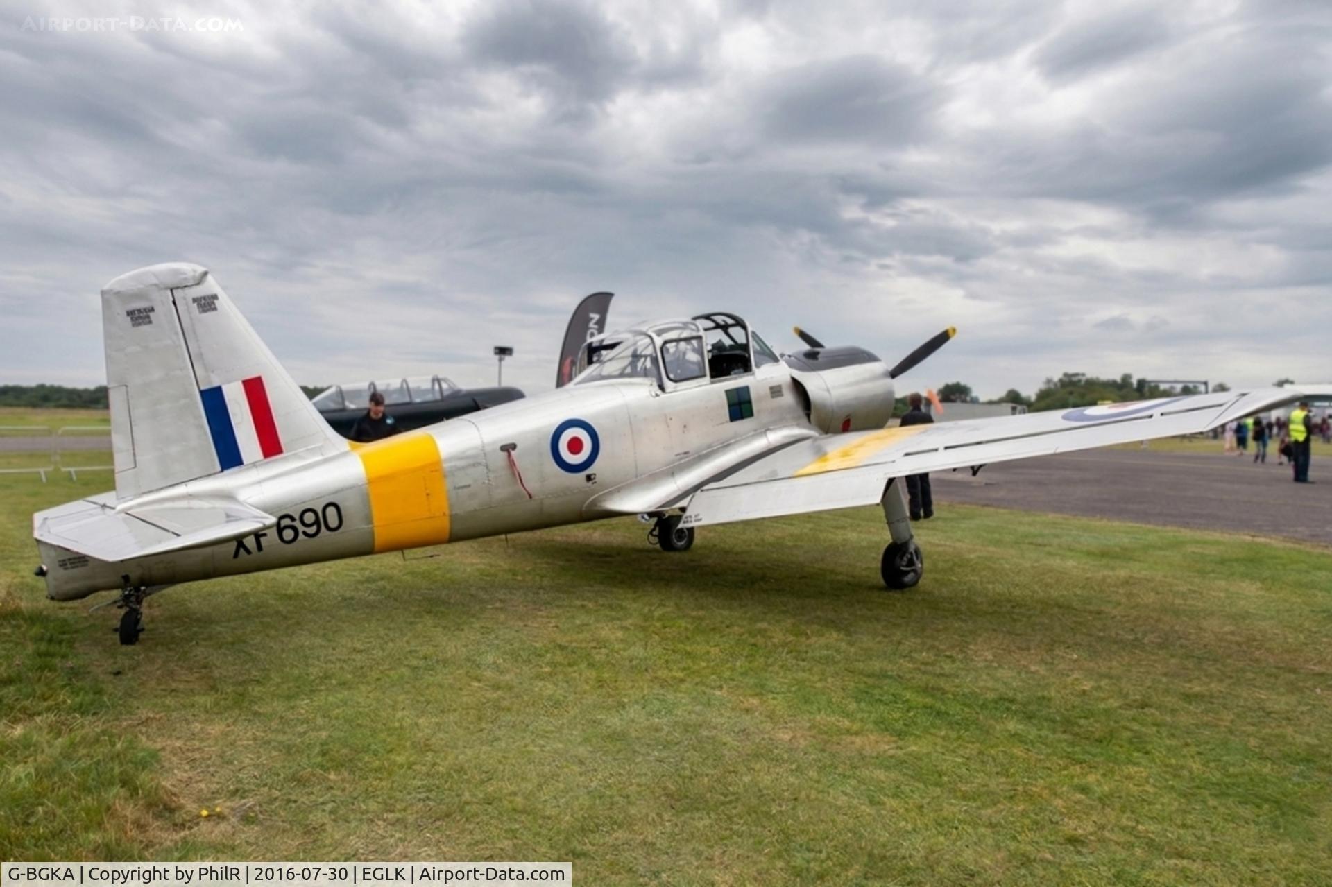 G-BGKA, 1955 Percival P-56 Provost T.1 C/N PAC/F/335, XF690 (G-BGKA, G-MOOS) 1955 Percival P56 Provost T1 RAF Blackbush 
