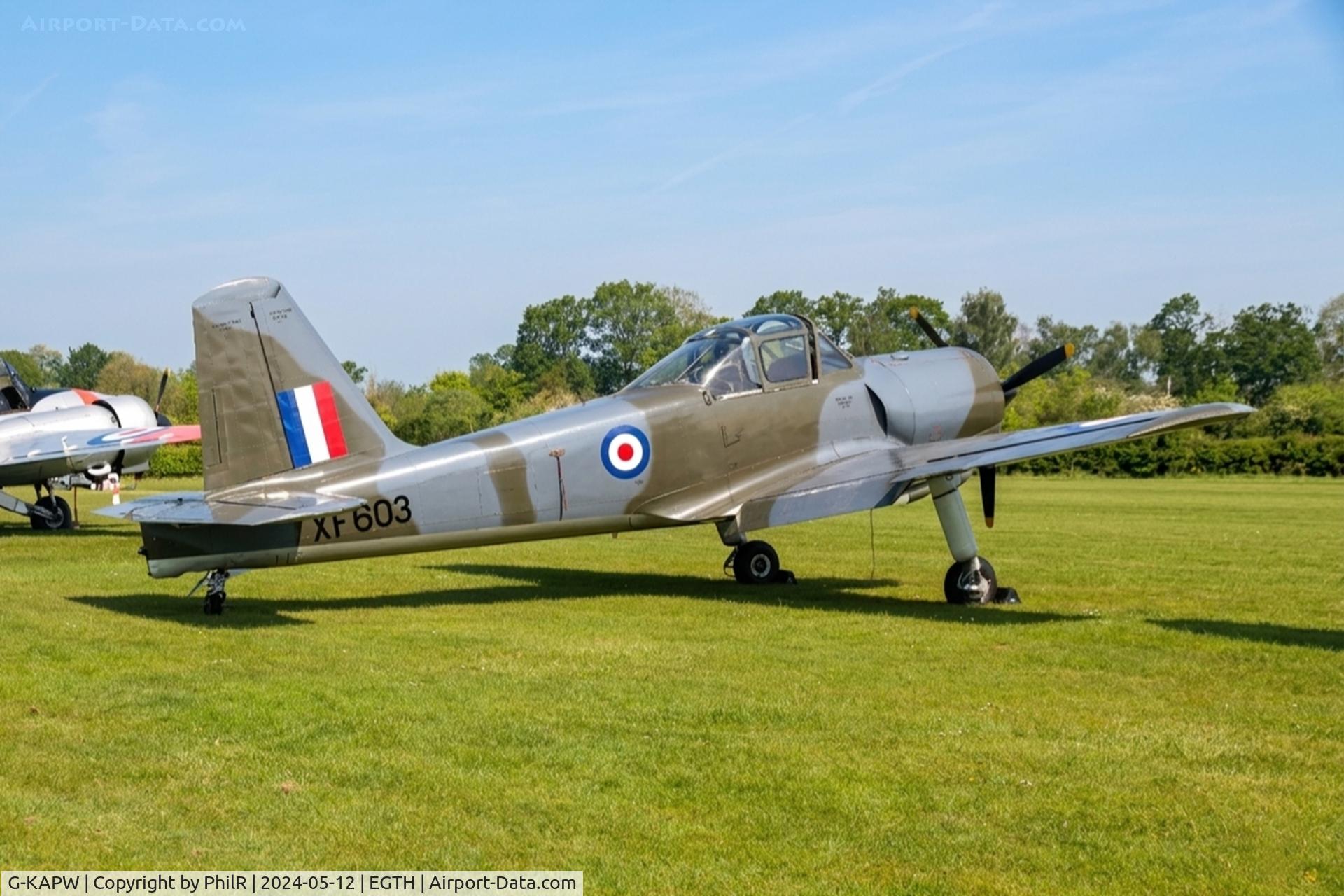 G-KAPW, 1955 Percival P-56 Provost T.1 C/N PAC/56/311, XF603 (G-KAPW) 1953 Percival P-56 Provost Shuttleworth Best of British Airshow 
