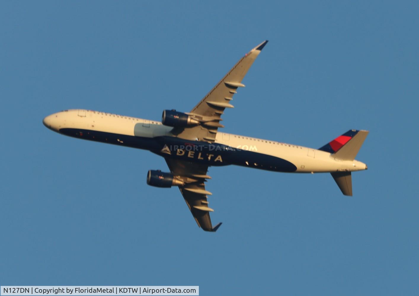 N127DN, 2021 Airbus A321-211 C/N 10236, DAL A321 zx rsw-dtw
