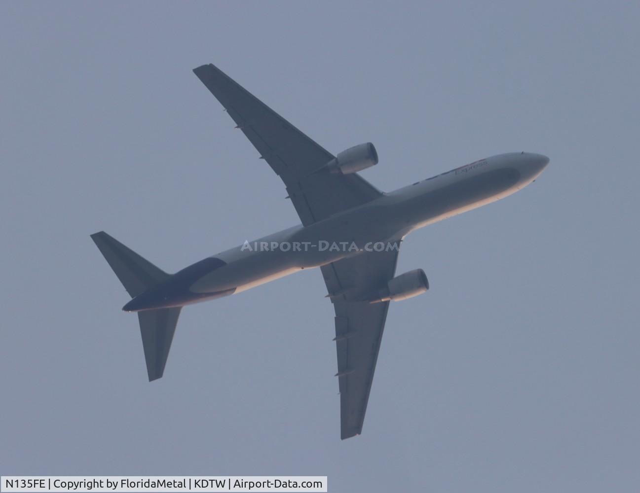 N135FE, 2016 Boeing 767-3S2F C/N 42722, FDX 767-300F zx mem-dtw