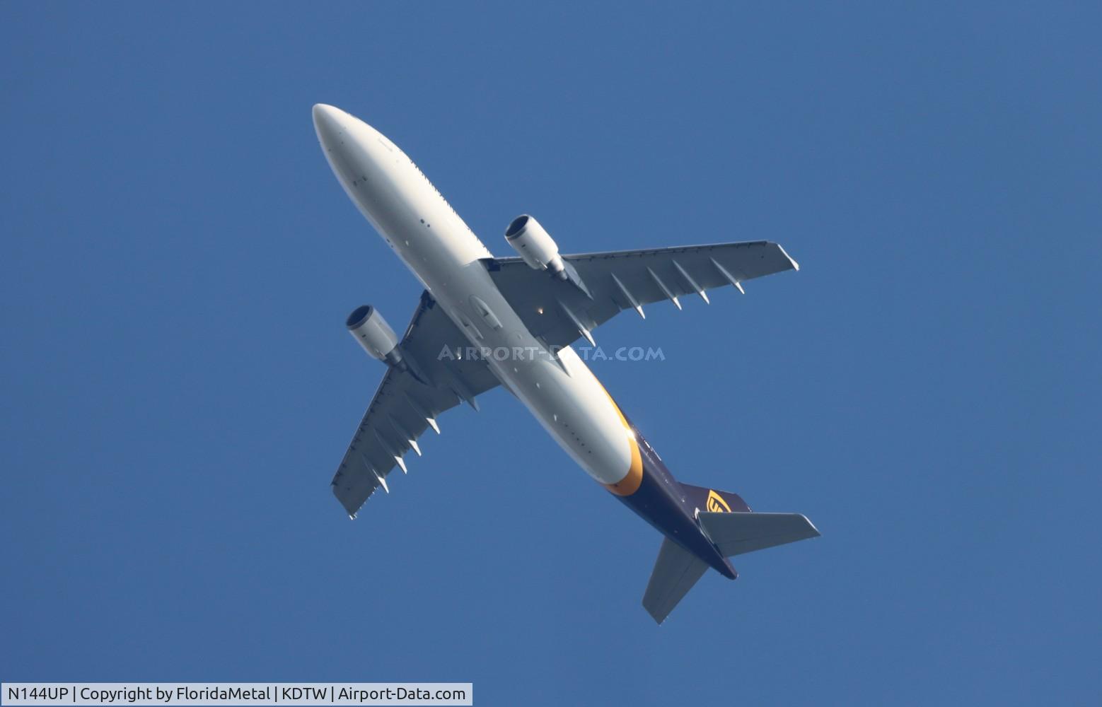 N144UP, 2002 Airbus A300F4-622R C/N 827, UPS A300 zx sdf-dtw