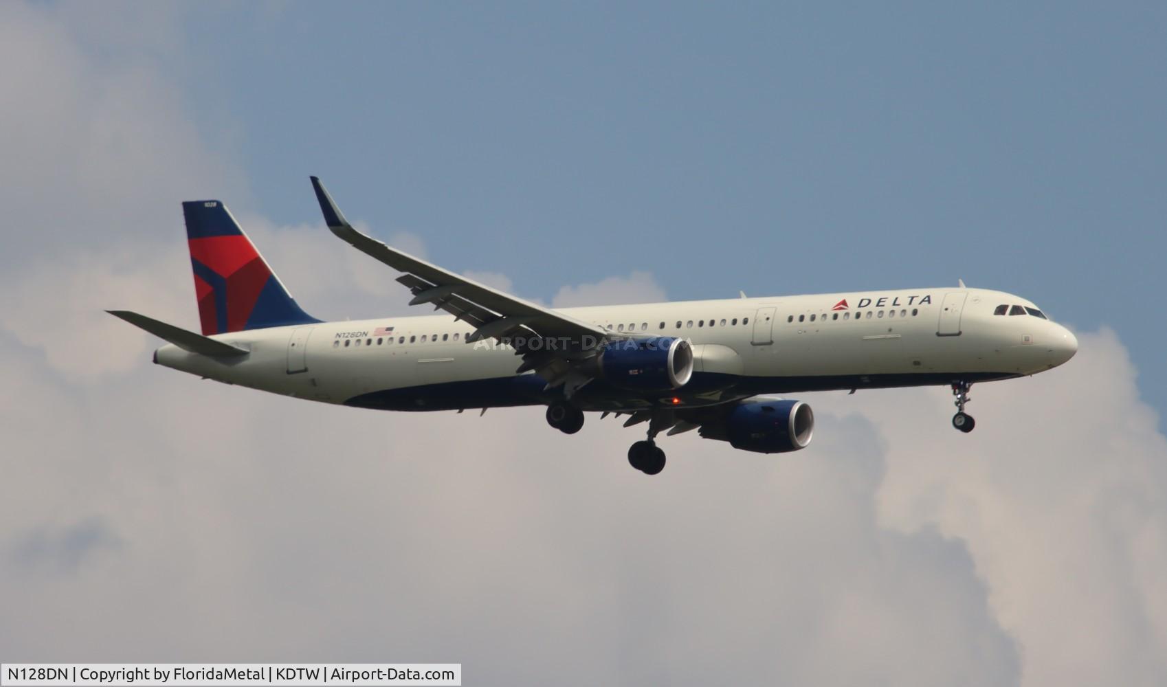 N128DN, 2021 Airbus A321-211 C/N 10300, DAL A321 zx rsw-dtw
