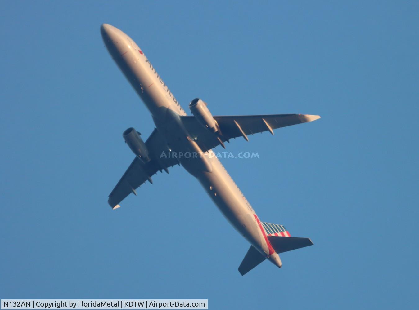 N132AN, 2015 Airbus A321-231 C/N 6473, AAL A321 zx dfw-dtw