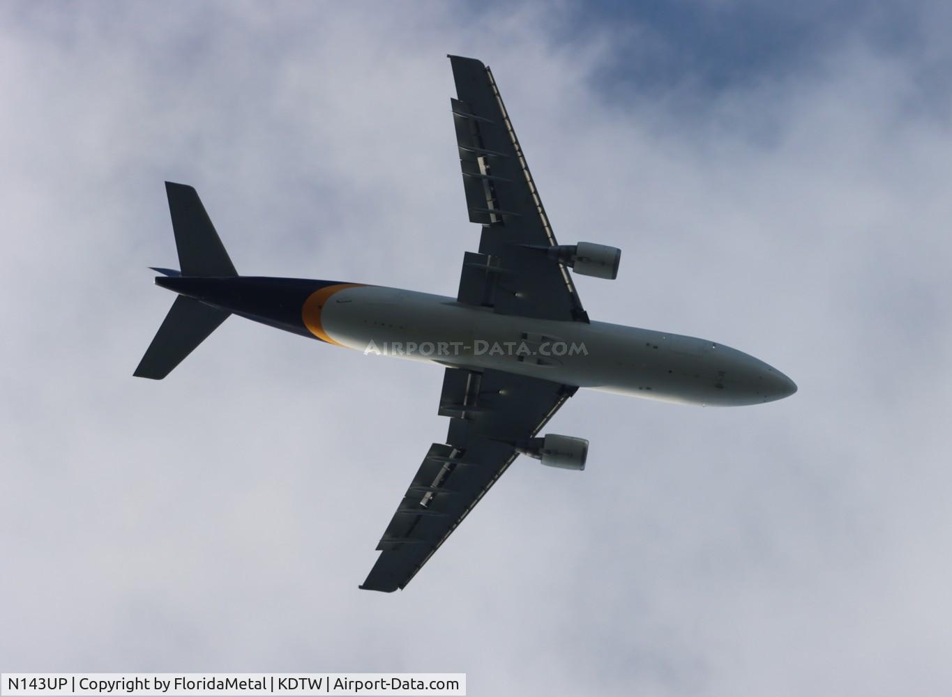 N143UP, 2002 Airbus A300F4-622R C/N 0826, UPS A300 zx sdf-dtw