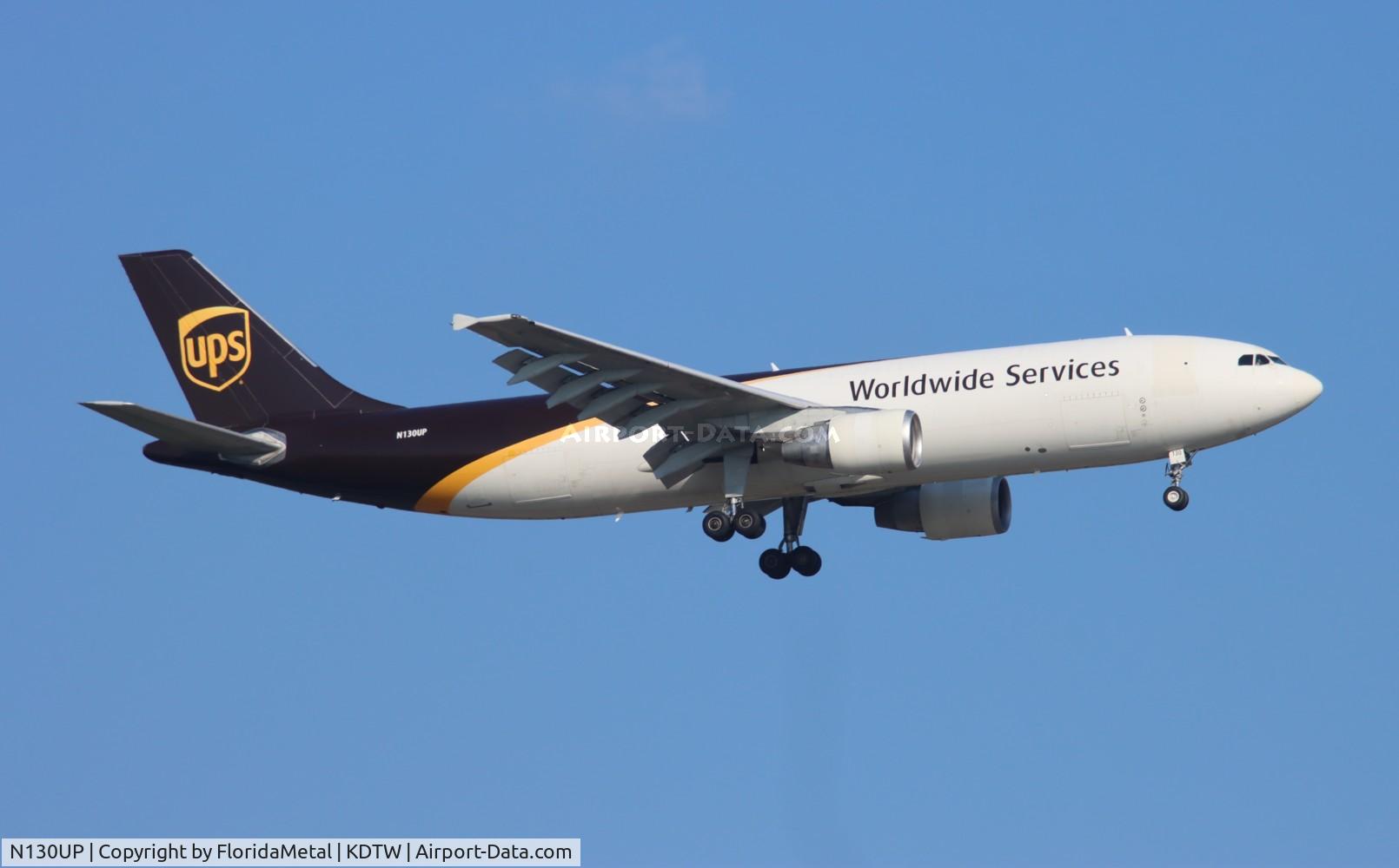 N130UP, 2001 Airbus A300F4-622R C/N 0814, UPS A300 zx sdf-dtw