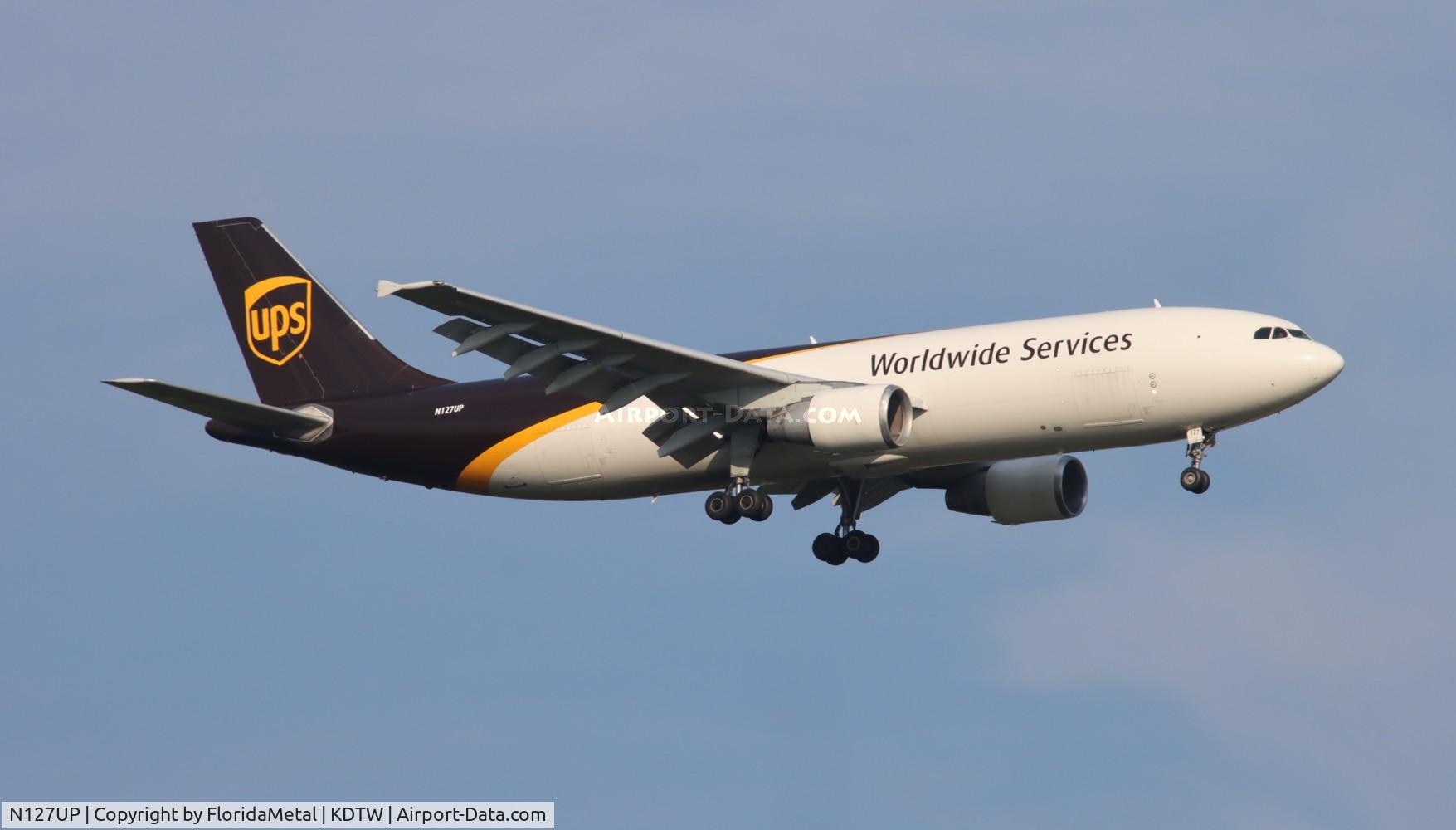 N127UP, 2000 Airbus A300F4-622R C/N 0811, UPS A300 zx sdf-dtw
