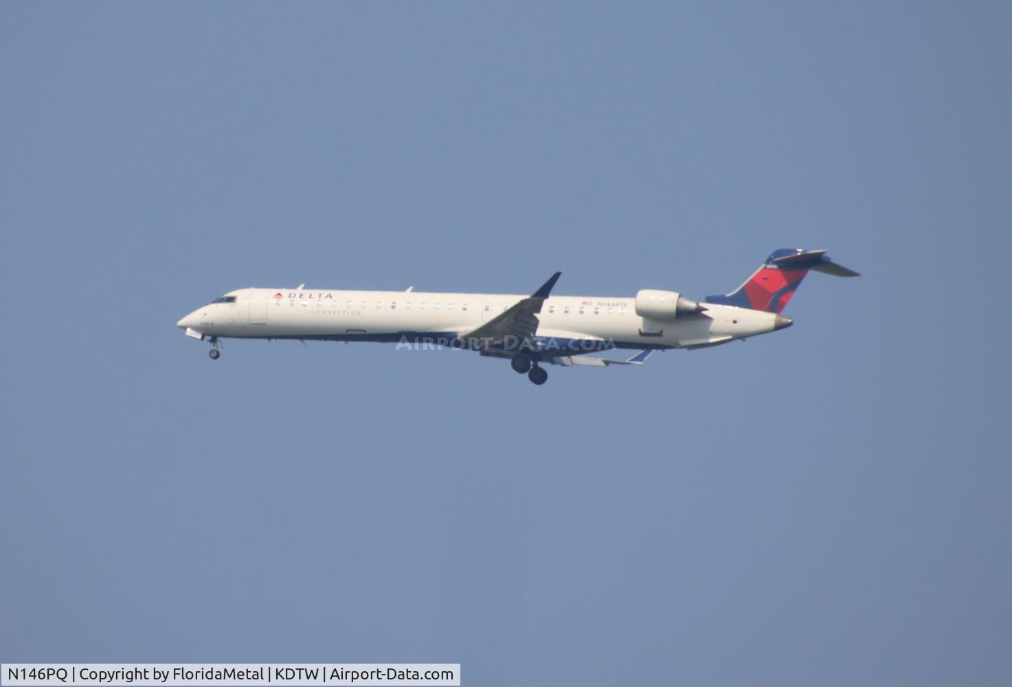 N146PQ, 2007 Bombardier CRJ-900ER (CL-600-2D24) C/N 15146, EDV/DAL CRJ9 zx lex-dtw