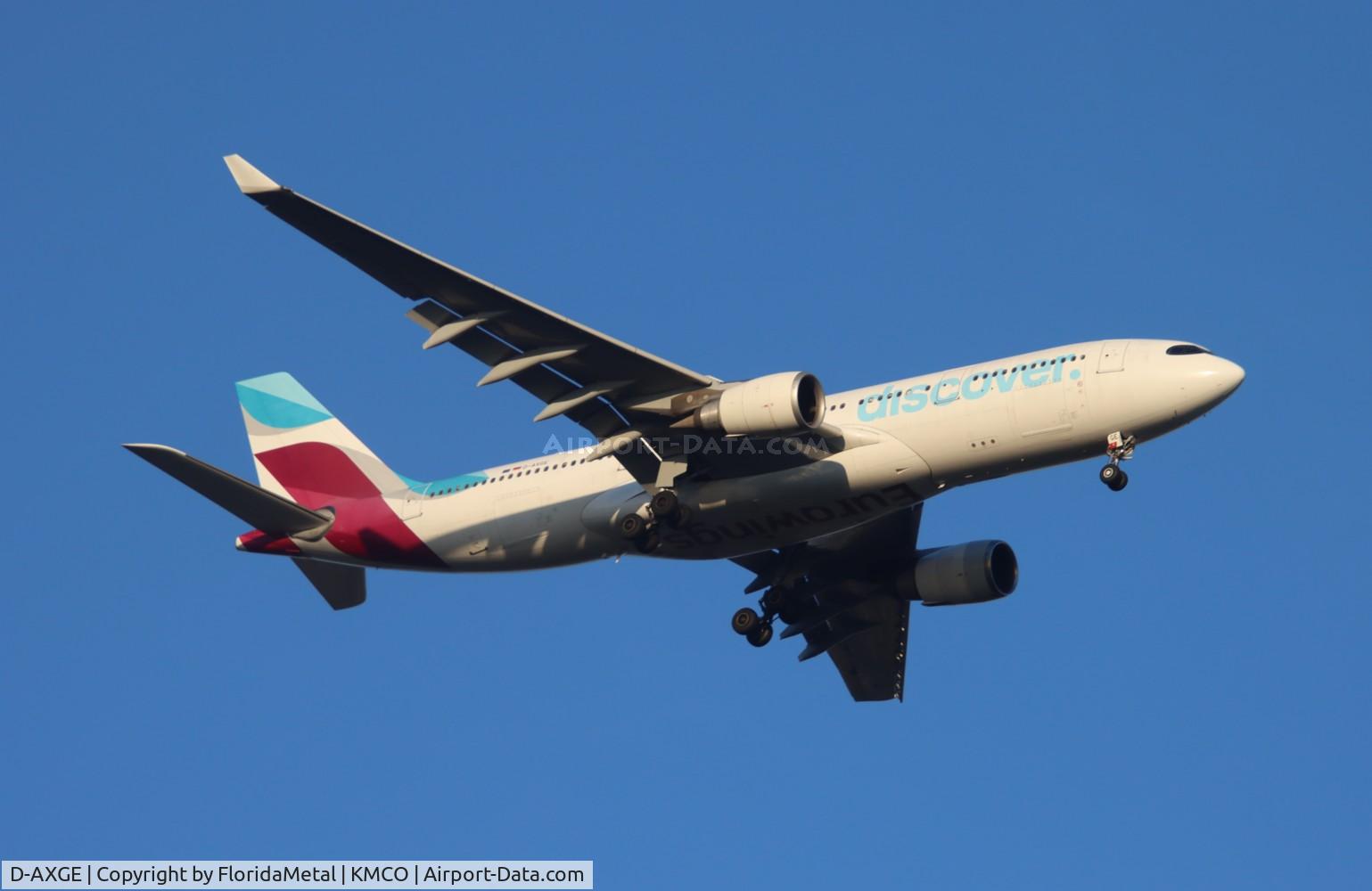 D-AXGE, 2004 Airbus A330-202 C/N 612, Discover A332 zx fra/eddf - mco