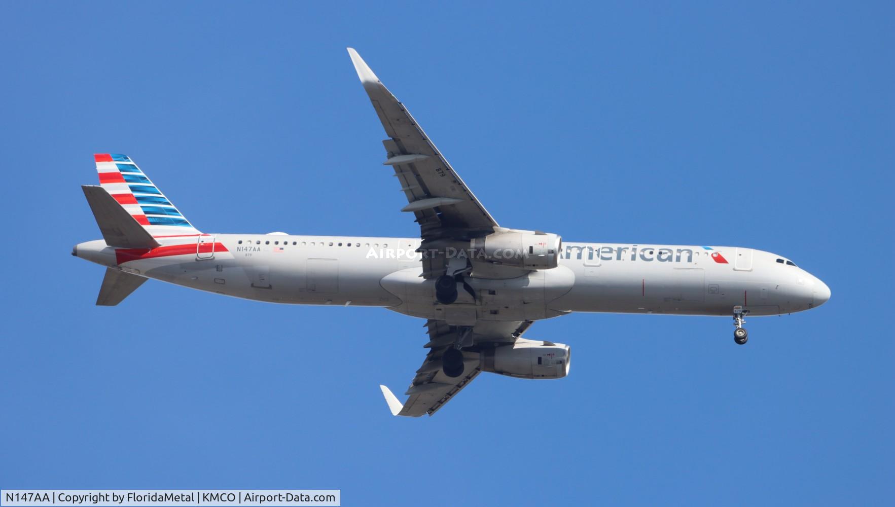 N147AA, 2015 Airbus A321-231 C/N 6802, AAL A321 zx clt-mco