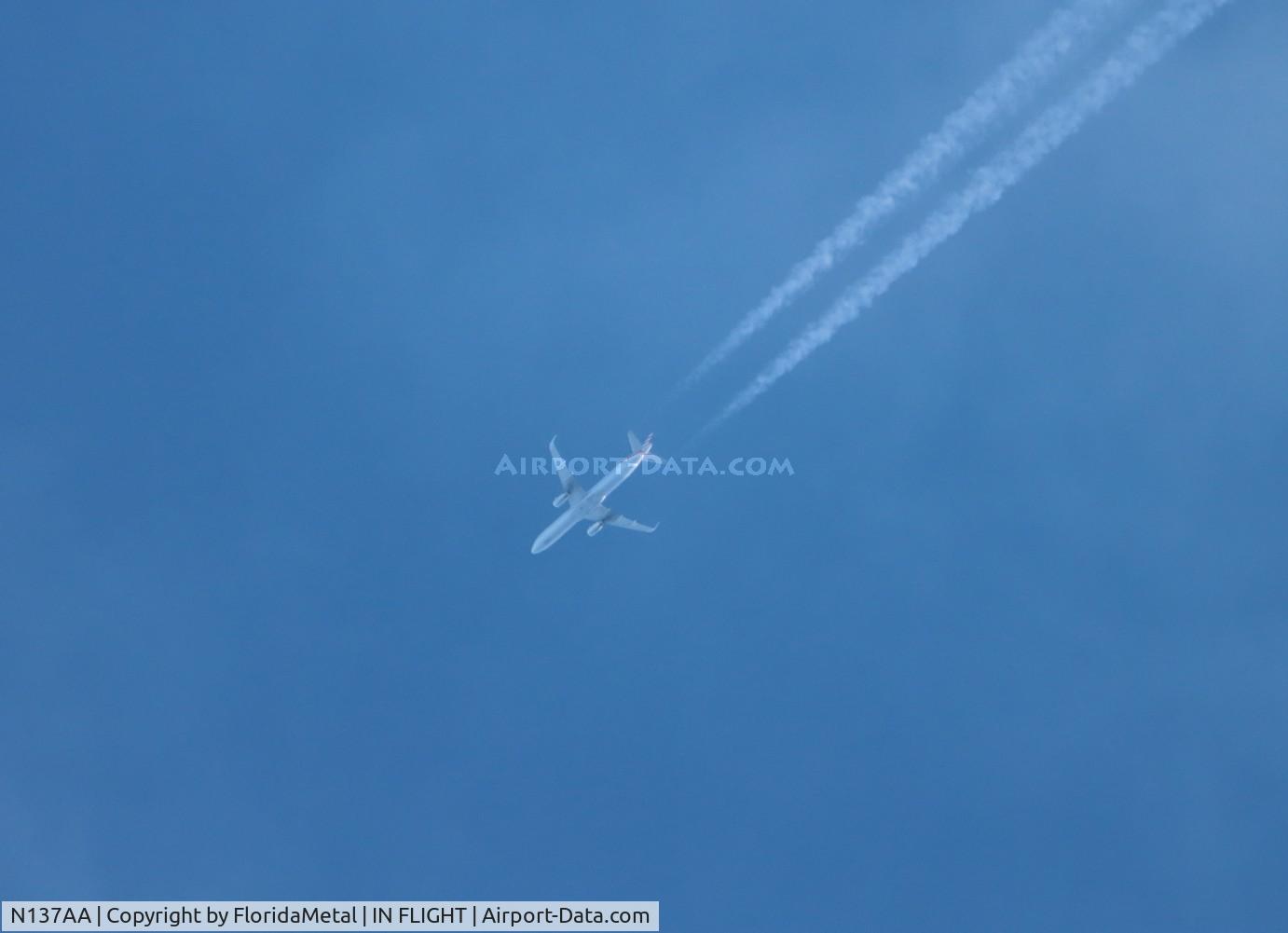 N137AA, 2015 Airbus A321-231 C/N 6647, AAL A321 zx sea-phl over Michigan
