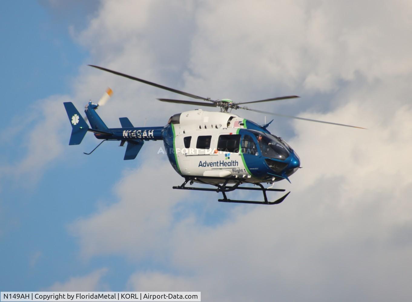 N149AH, 2021 Airbus Helicopters H-145 (BK-117D-2) C/N 9868, H-145 zx 