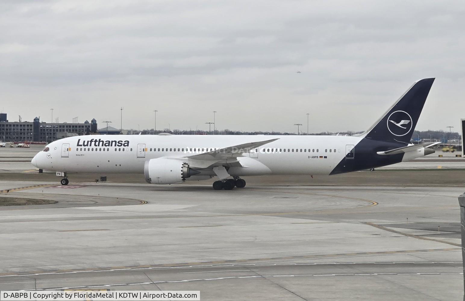 D-ABPB, 2019 Boeing 787-9 Dreamliner C/N 62734, DLH 789 zx fra, eddf-dtw