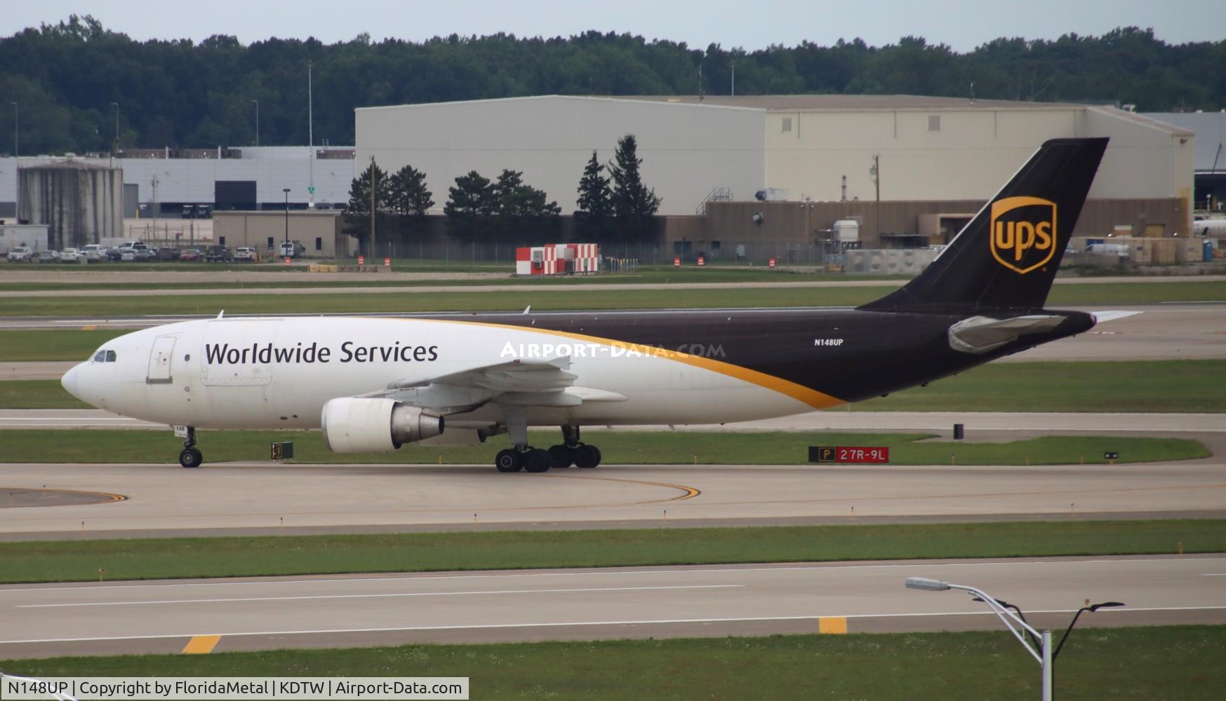 N148UP, 2003 Airbus A300F4-622R(F) C/N 0831, UPS A300 zx sdf-dtw