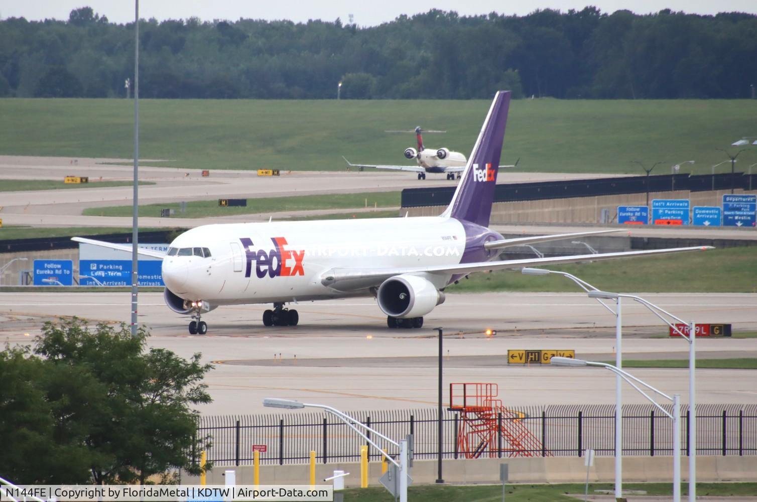 N144FE, 2017 Boeing 767-300F C/N 42726, FDX 767-300F zx mem-dtw