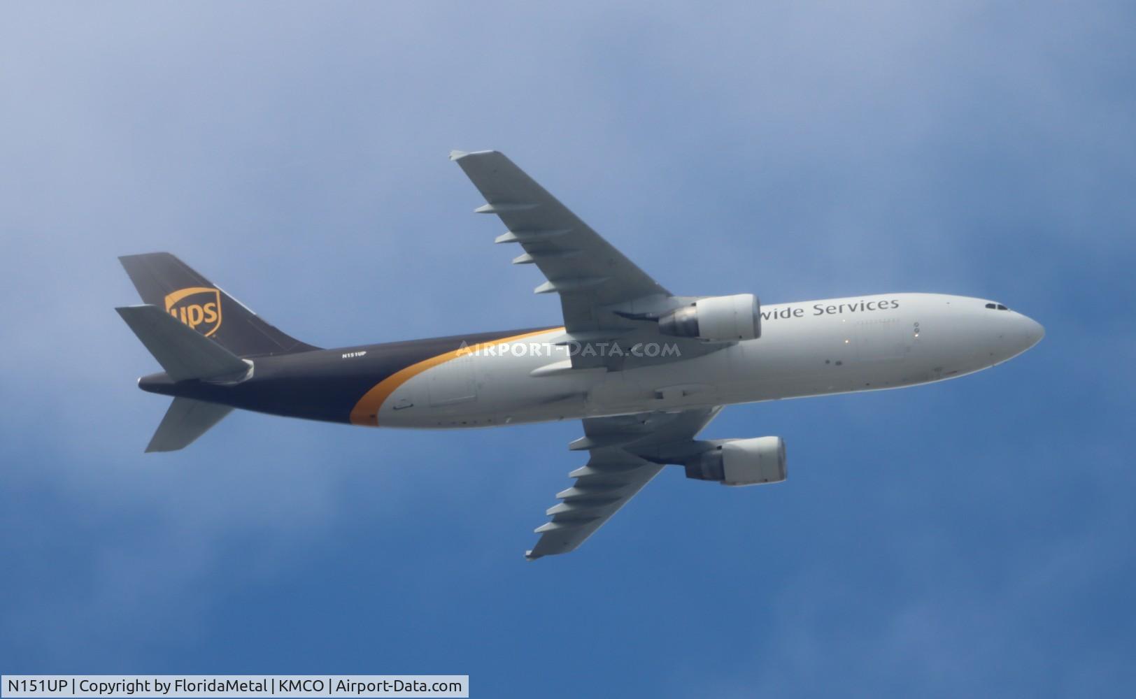 N151UP, 2003 Airbus A300F4-622R C/N 834, UPS A300 zx mco-sdf