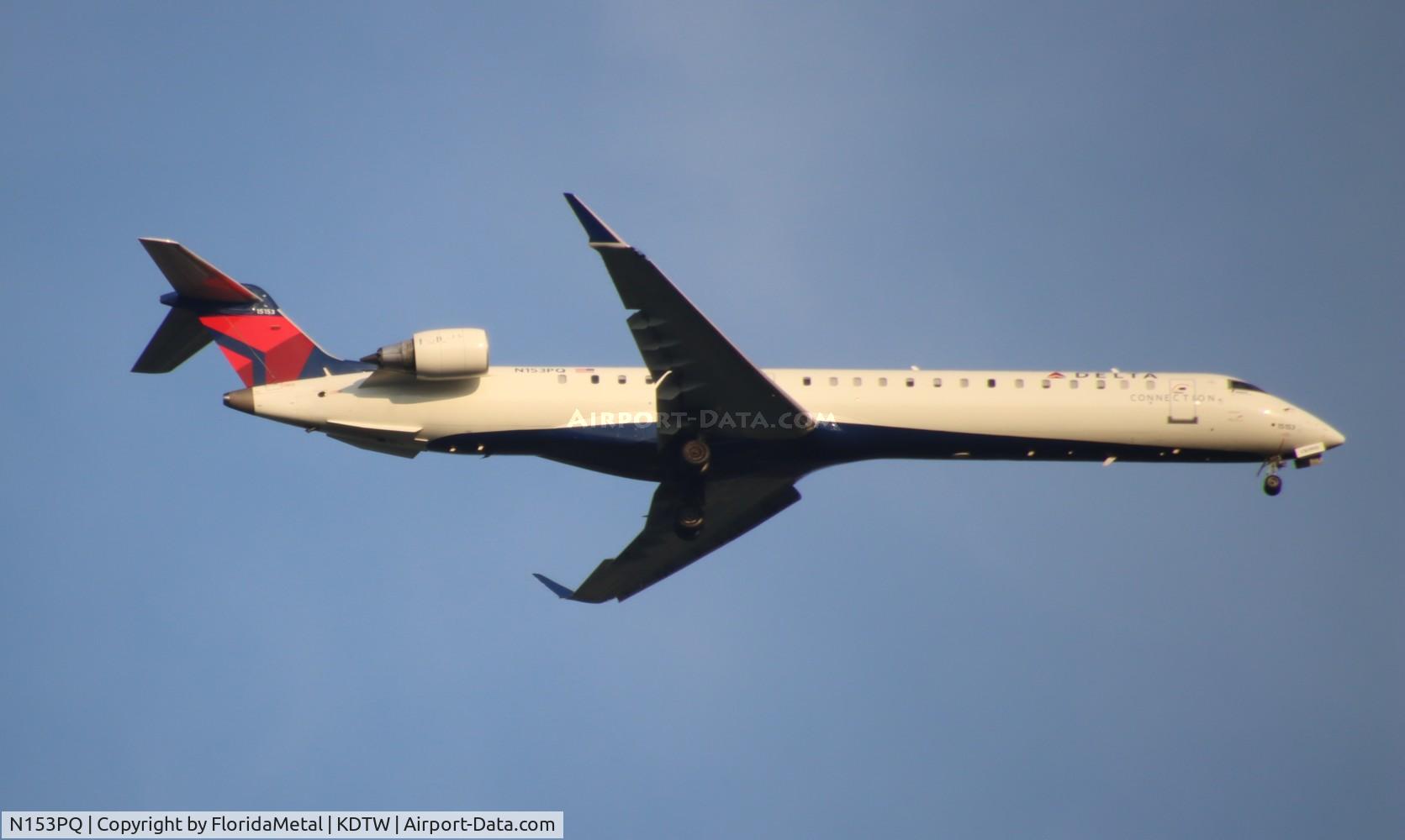 N153PQ, 2007 Bombardier CRJ-900ER (CL-600-2D24) C/N 15153, EDV/DAL CRJ9 zx roc-dtw