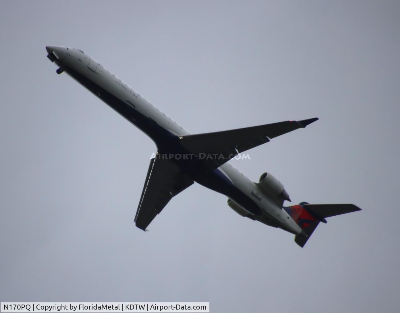 N170PQ, 2008 Bombardier CRJ-900ER (CL-600-2D24) C/N 15170, EDV/DAL CRJ9 zx grr-dtw