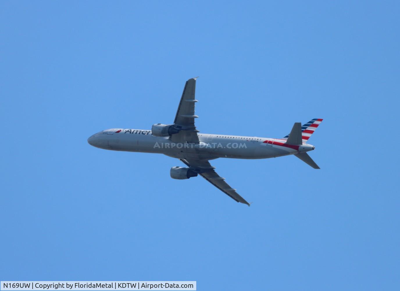 N169UW, 2001 Airbus A321-211 C/N 1455, AAL A321 zx dfw-dtw