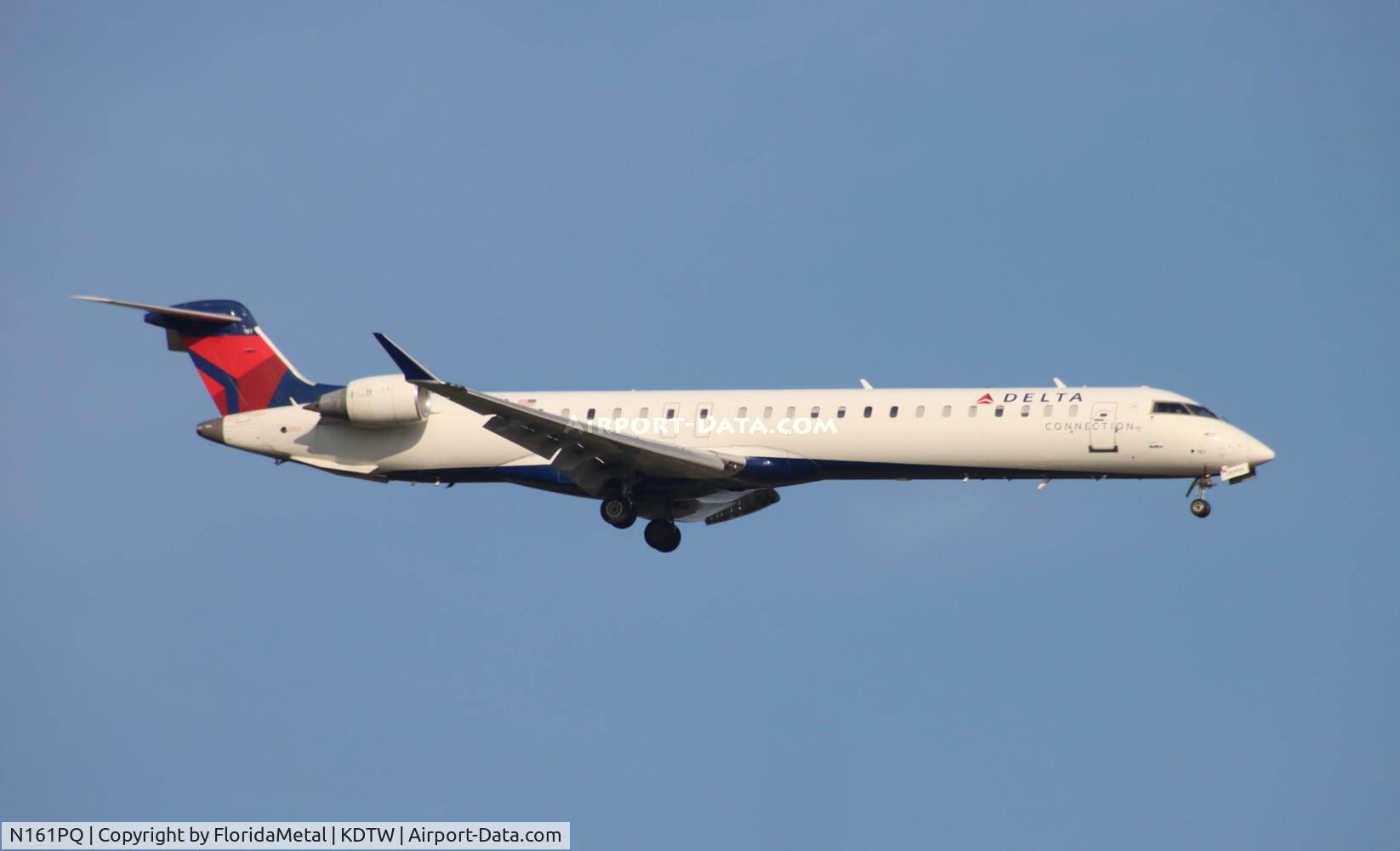 N161PQ, 2008 Bombardier CRJ-900ER (CL-600-2D24) C/N 15161, EDV/DAL CRJ9 zx gso-dtw