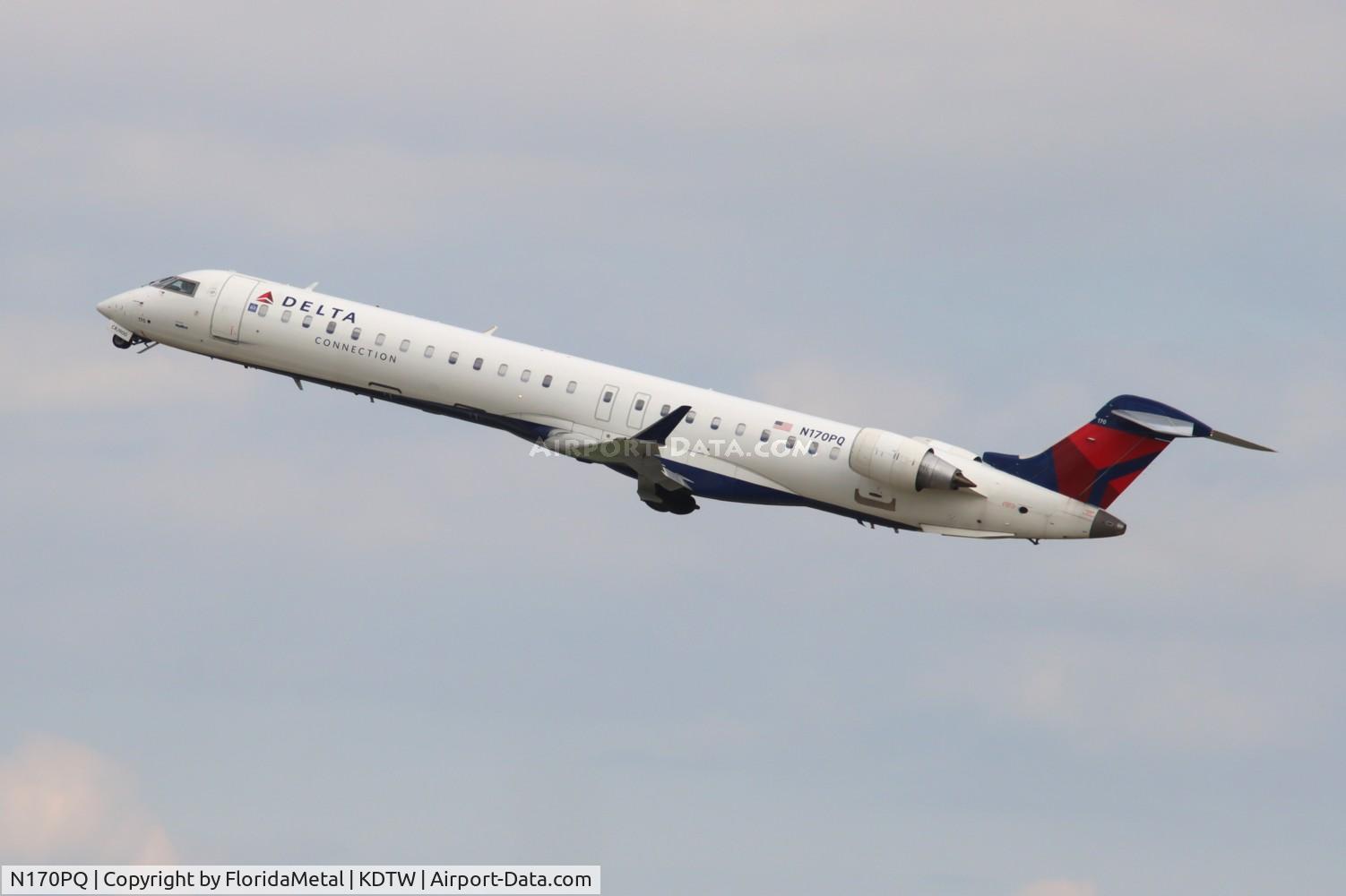 N170PQ, 2008 Bombardier CRJ-900ER (CL-600-2D24) C/N 15170, EDV/DAL CRJ9 zx dtw-chs