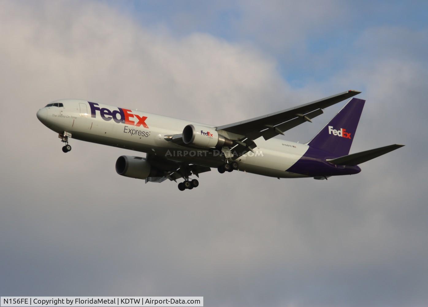 N156FE, 2018 Boeing 767-300F C/N 63096, FDX 767-300F zx mem-dtw