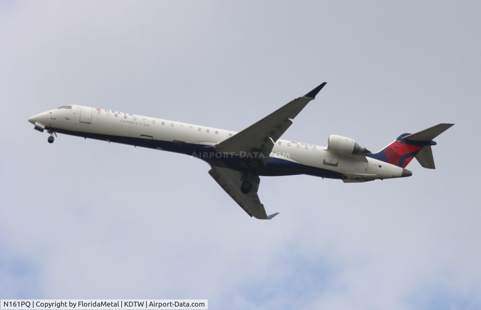 N161PQ, 2008 Bombardier CRJ-900ER (CL-600-2D24) C/N 15161, EDV/DAL CRJ9 zx elm-dtw