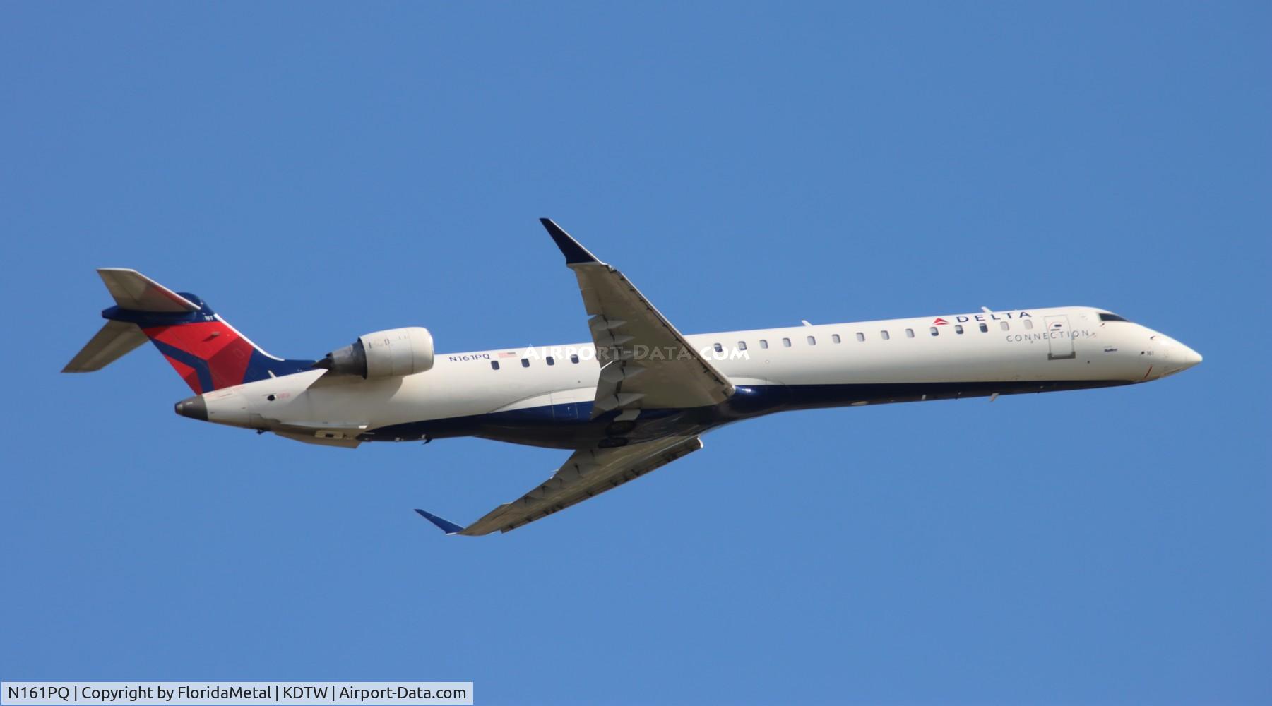 N161PQ, 2008 Bombardier CRJ-900ER (CL-600-2D24) C/N 15161, EDV/DAL CRJ9 zx dtw-chs