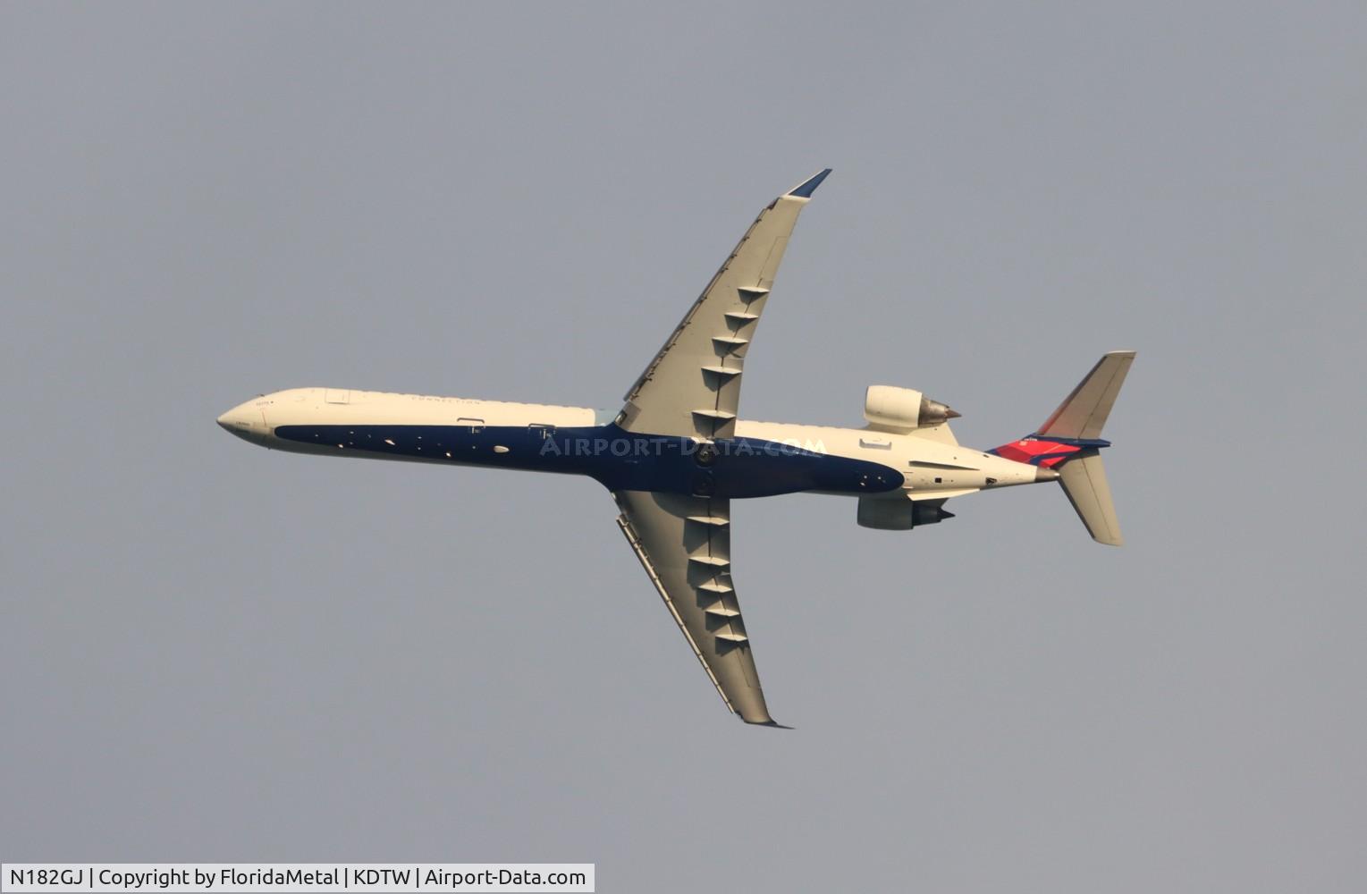 N182GJ, 2008 Bombardier CRJ-900ER (CL-600-2D24) C/N 15175, EDV/DAL CRJ9 zx ind-dtw