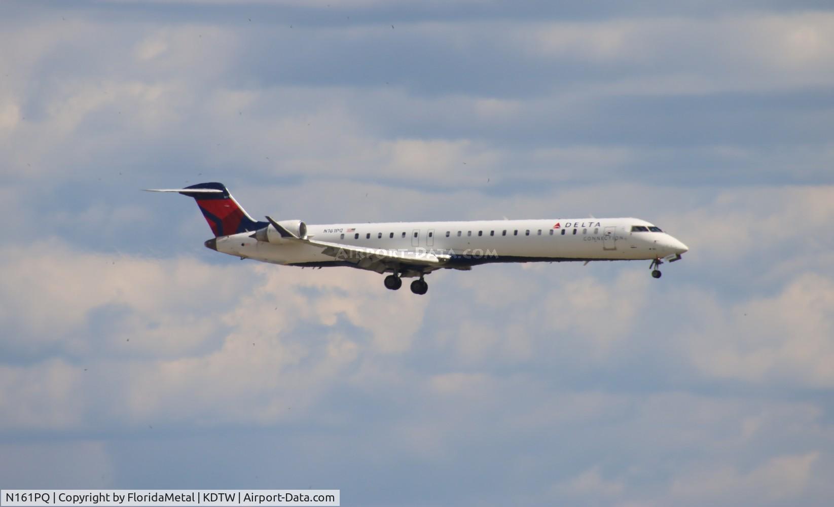 N161PQ, 2008 Bombardier CRJ-900ER (CL-600-2D24) C/N 15161, EDV/DAL CRJ9 zx pvd-dtw