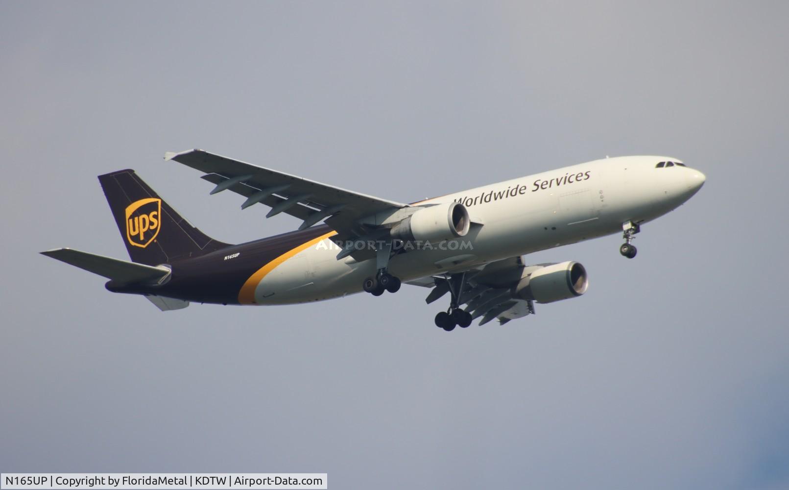 N165UP, 2005 Airbus A300F4-622R C/N 0854, UPS A300 zx sdf-dtw