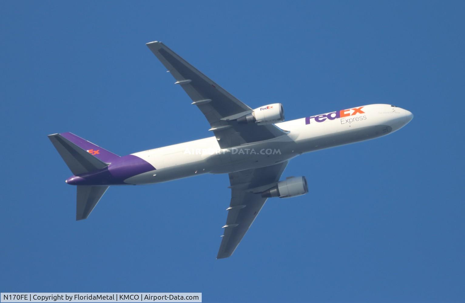 N170FE, 2018 Boeing 767-3S2ERF C/N 63102, FDX 767-300F zx mco-mem