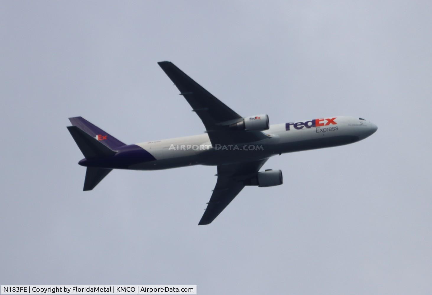 N183FE, 2020 Boeing 767-300F C/N 63114, FDX 767-300F zx mco-mem