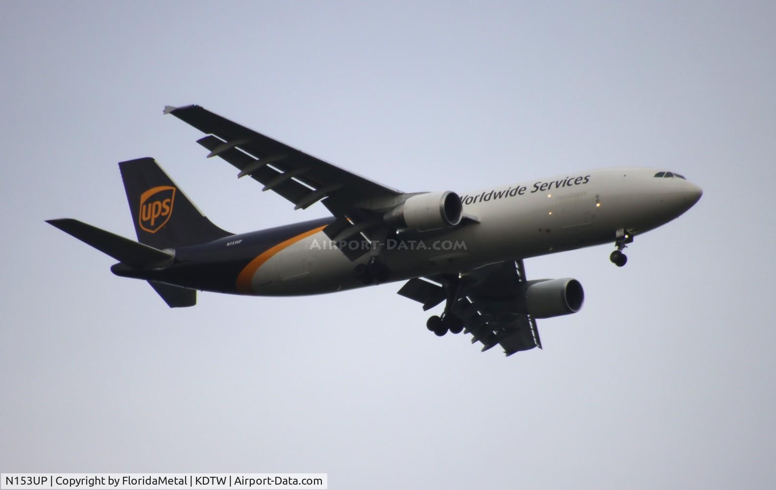 N153UP, 2003 Airbus A300F4-622R C/N 839, UPS A300 zx sdf-dtw