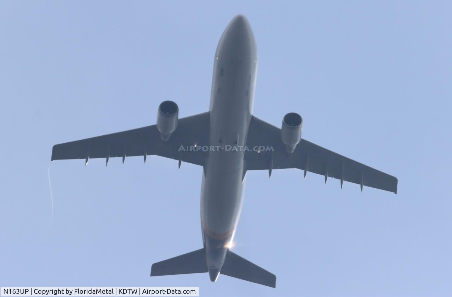 N163UP, 2005 Airbus A300F4-622R C/N 0852, UPS A300 zx sdf-dtw