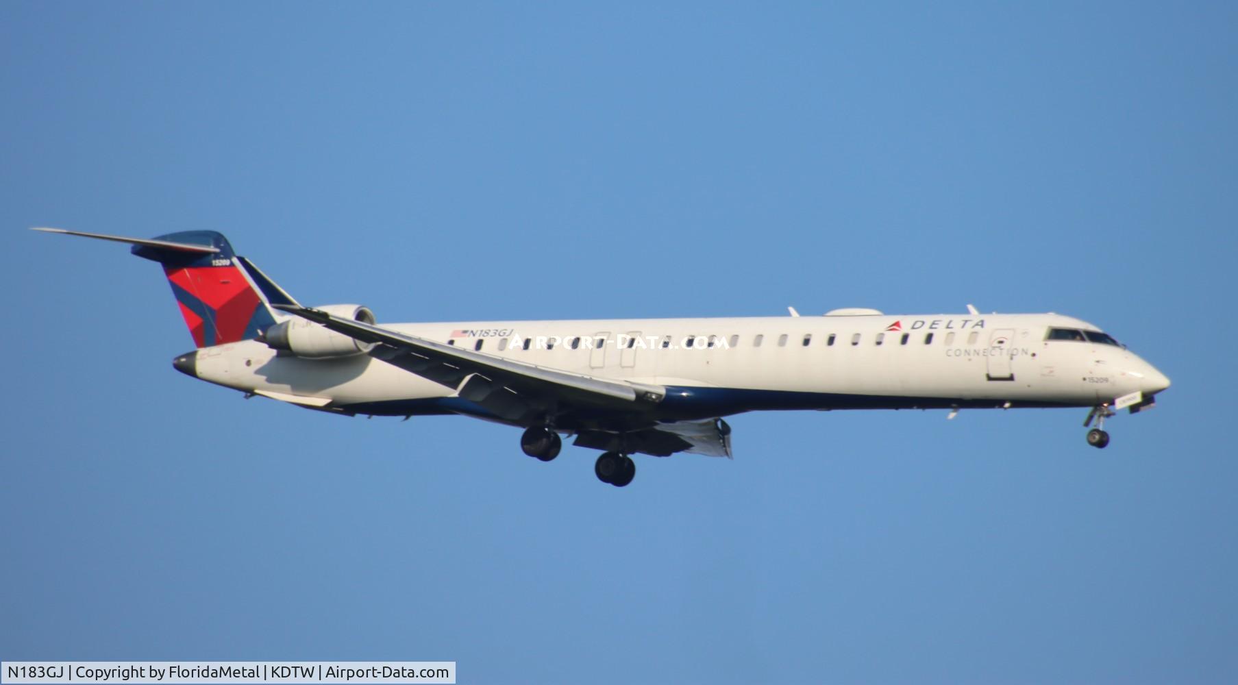 N183GJ, 2008 Bombardier CRJ-900ER (CL-600-2D24) C/N 15209, EDV/DAL CRJ9 zx btv-dtw