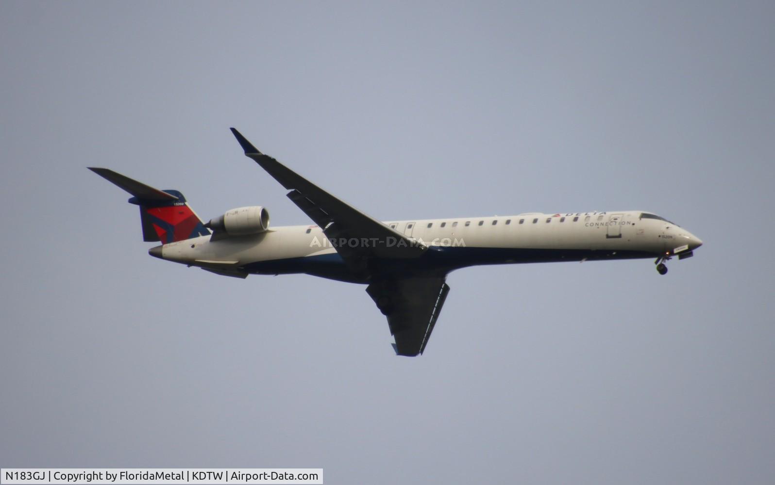 N183GJ, 2008 Bombardier CRJ-900ER (CL-600-2D24) C/N 15209, EDV/DAL CRJ9 zx hpn-dtw